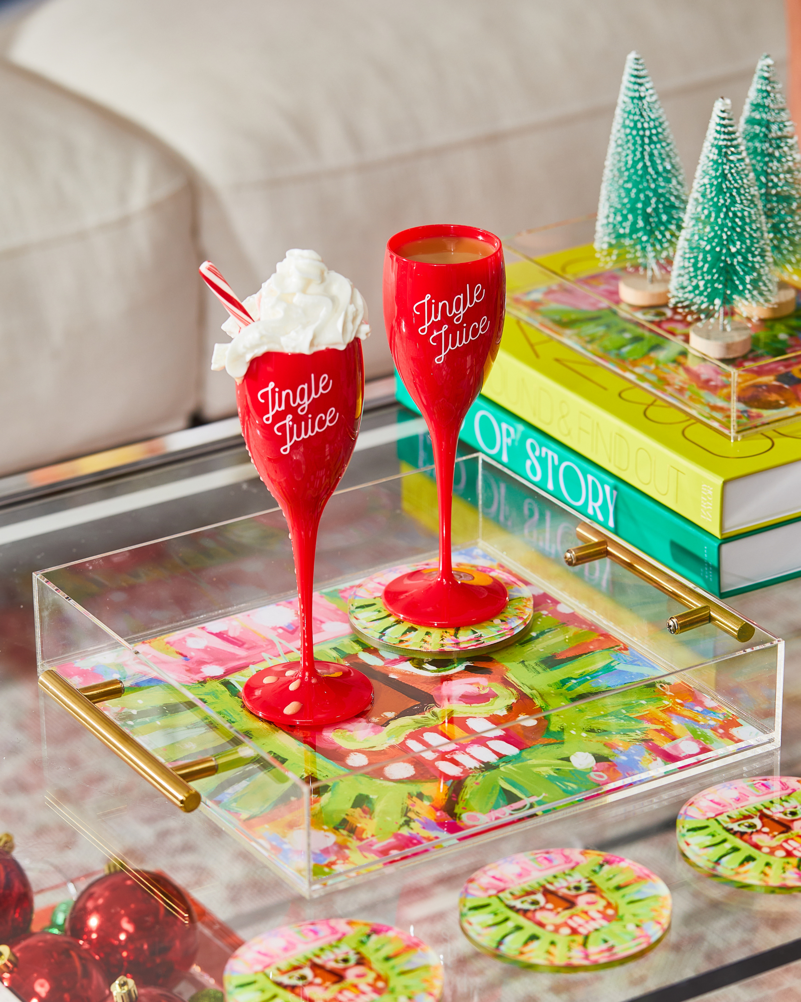 Champagne Flutes | Jingle Juice