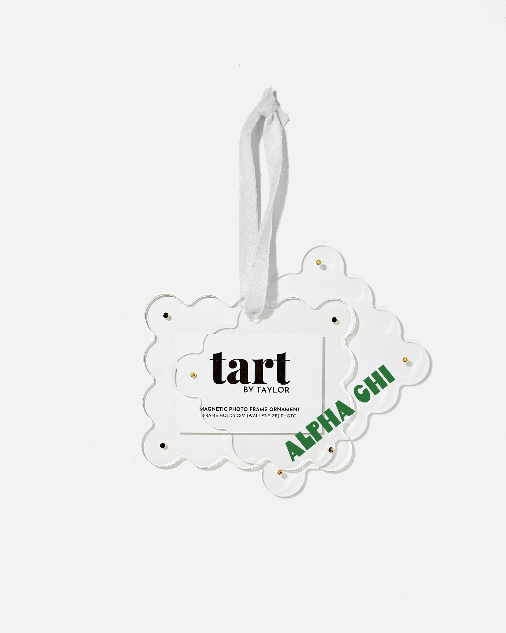 Alpha Chi Omega Frame Ornament - Tart By Taylor