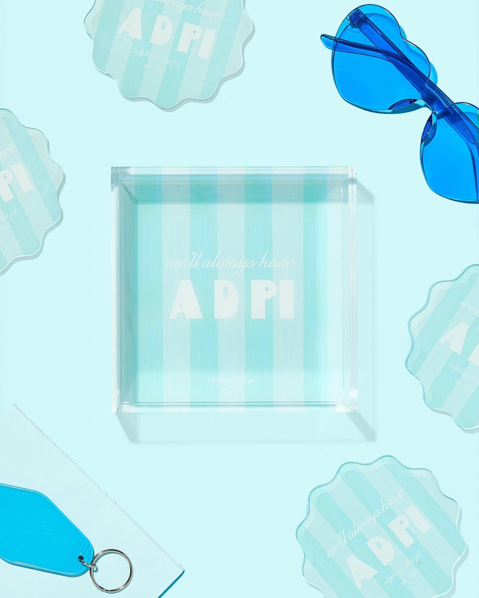 Alpha Delta Pi Trinket Tray - Tart By Taylor