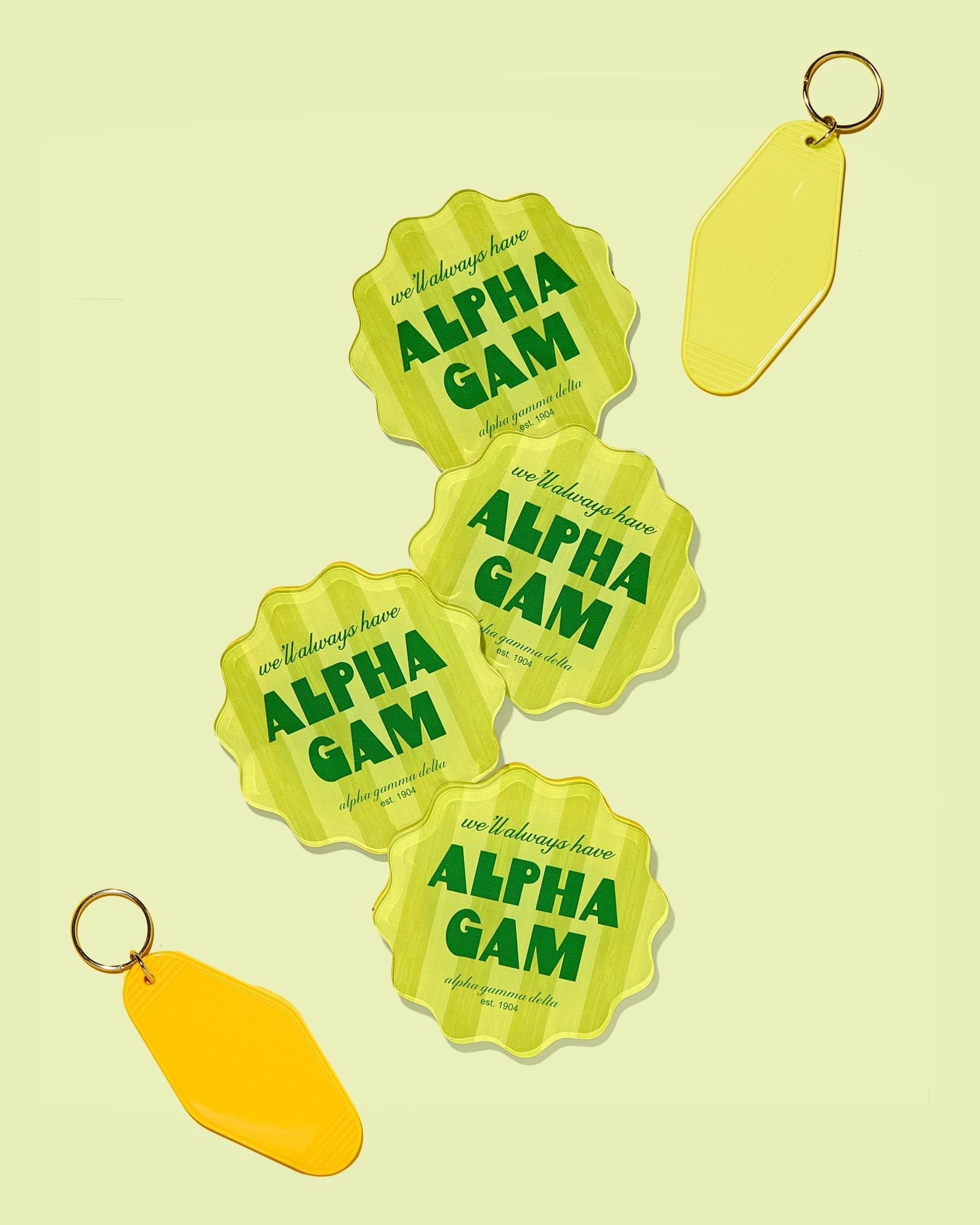 Alpha Gamma Delta Coasters - Tart By Taylor