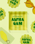 Alpha Gamma Delta Trinket Tray - Tart By Taylor