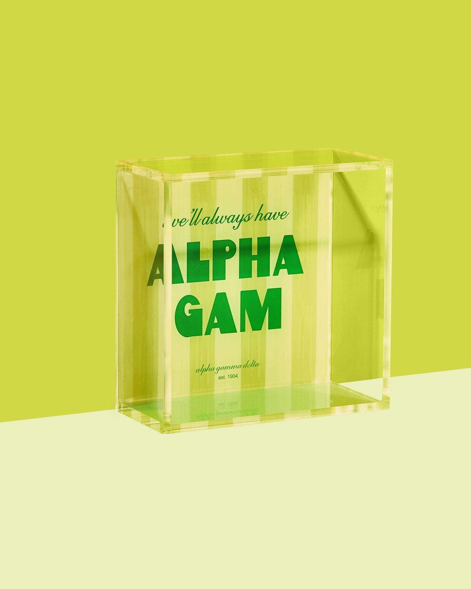 Alpha Gamma Delta Trinket Tray - Tart By Taylor