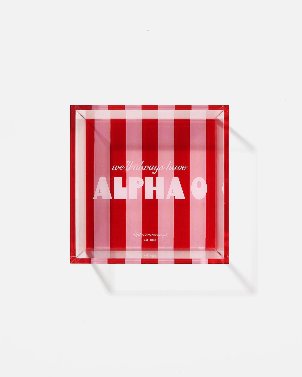 Alpha Omicron Pi Trinket Tray - Tart By Taylor