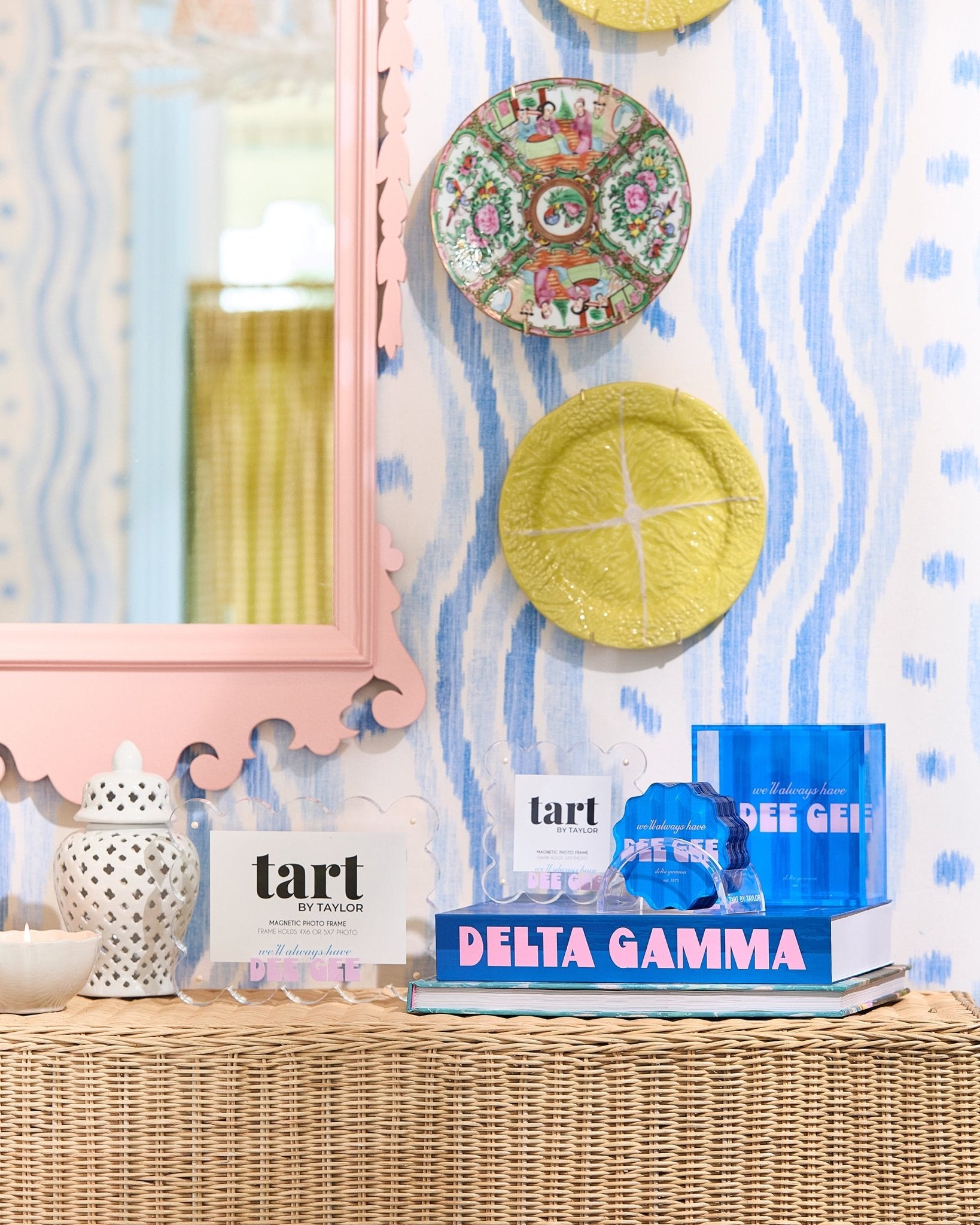 Alpha Omicron Pi Trinket Tray - Tart By Taylor