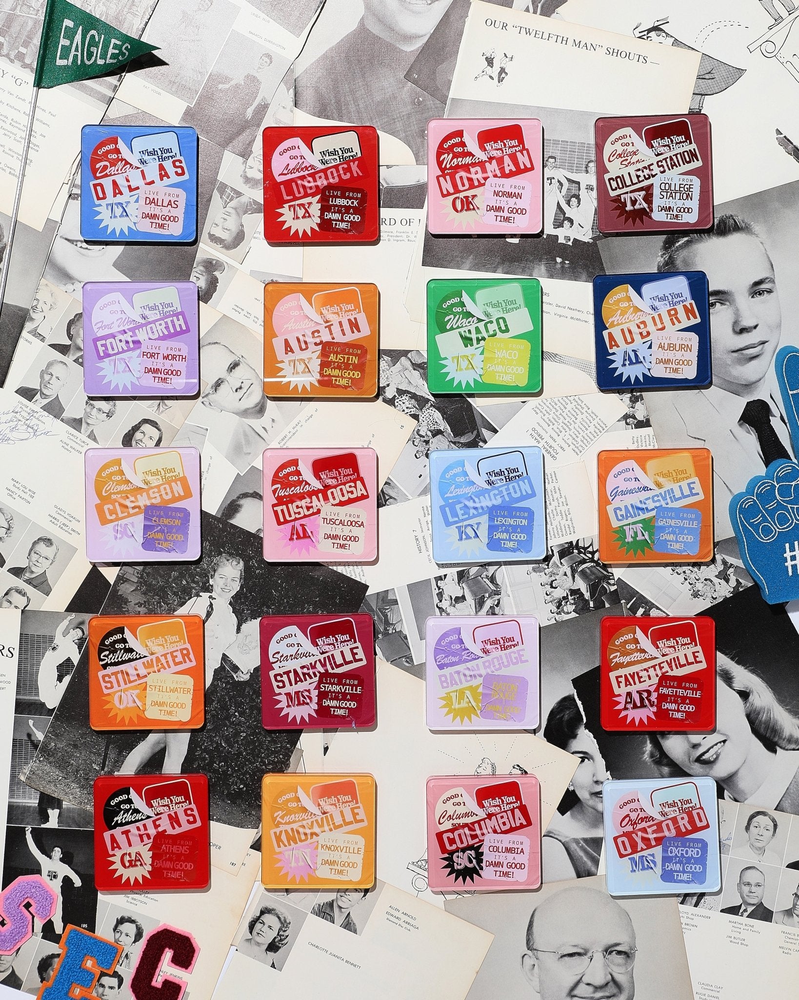 Athens Coasters | Tailgate Collection - Tart By Taylor