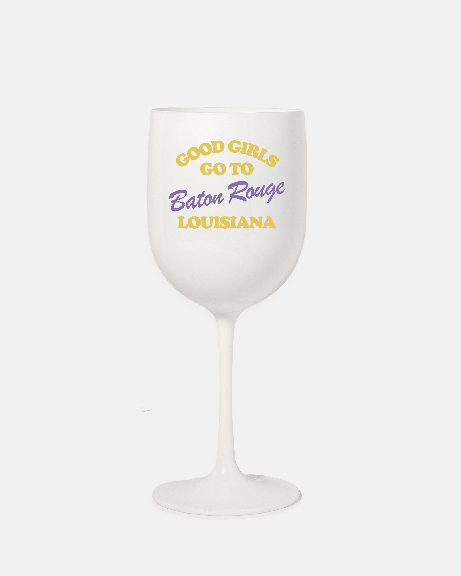 Baton Rouge Wine Glass (Set of 2) - Tart By Taylor