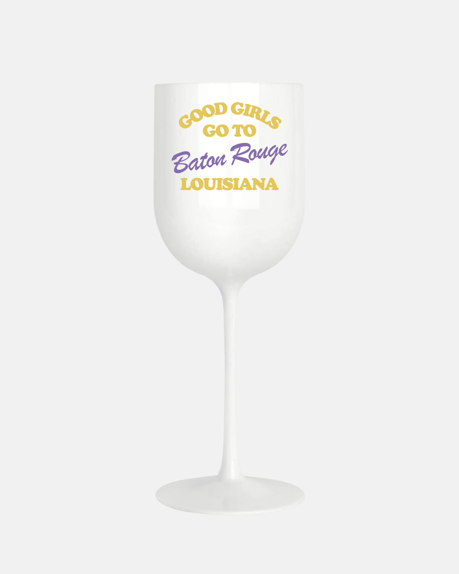 Baton Rouge Wine Glass (Set of 2) - Tart By Taylor