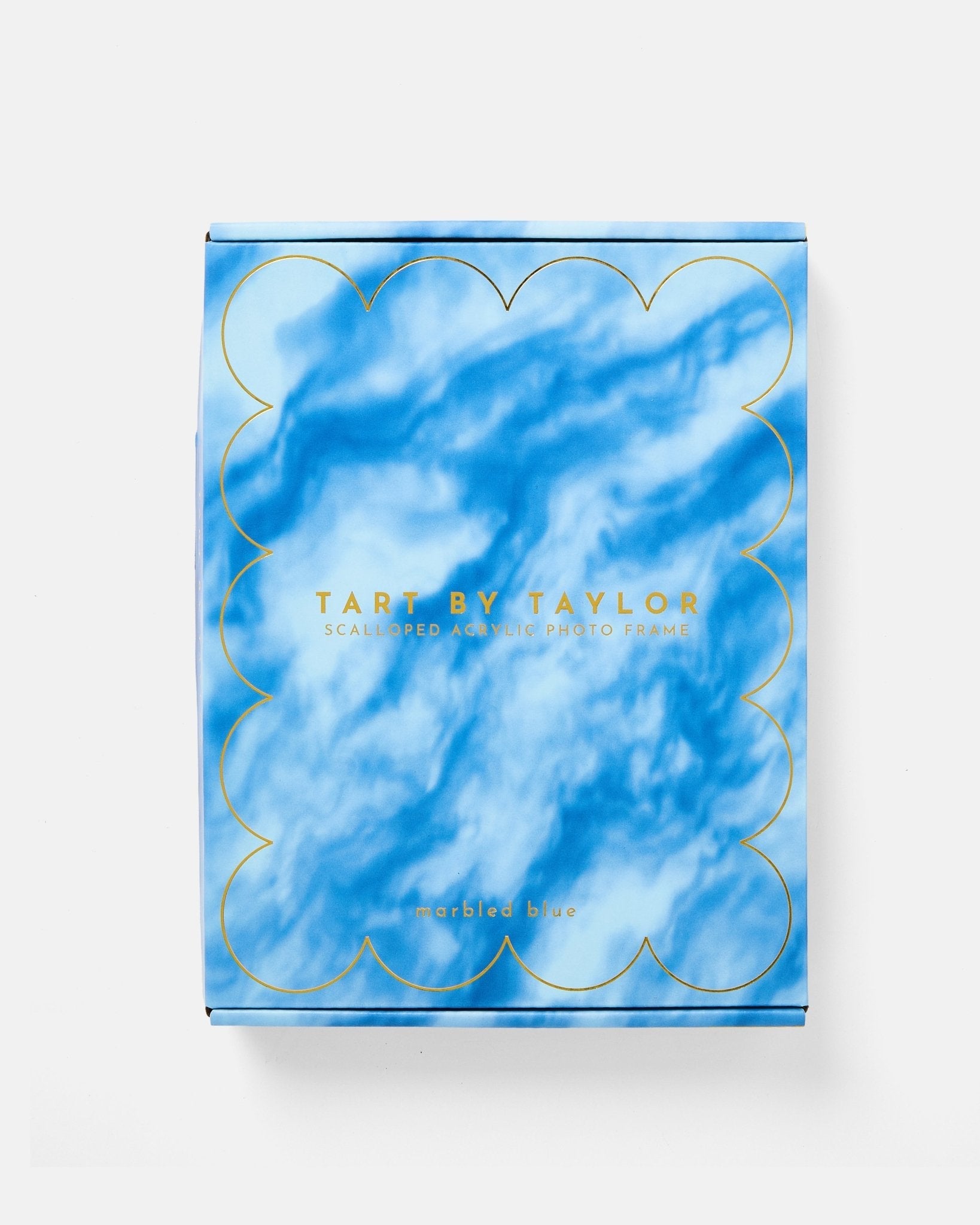 Blue Marbled Acrylic Picture Frame - Tart By Taylor - FRAME-MARB-BLUE