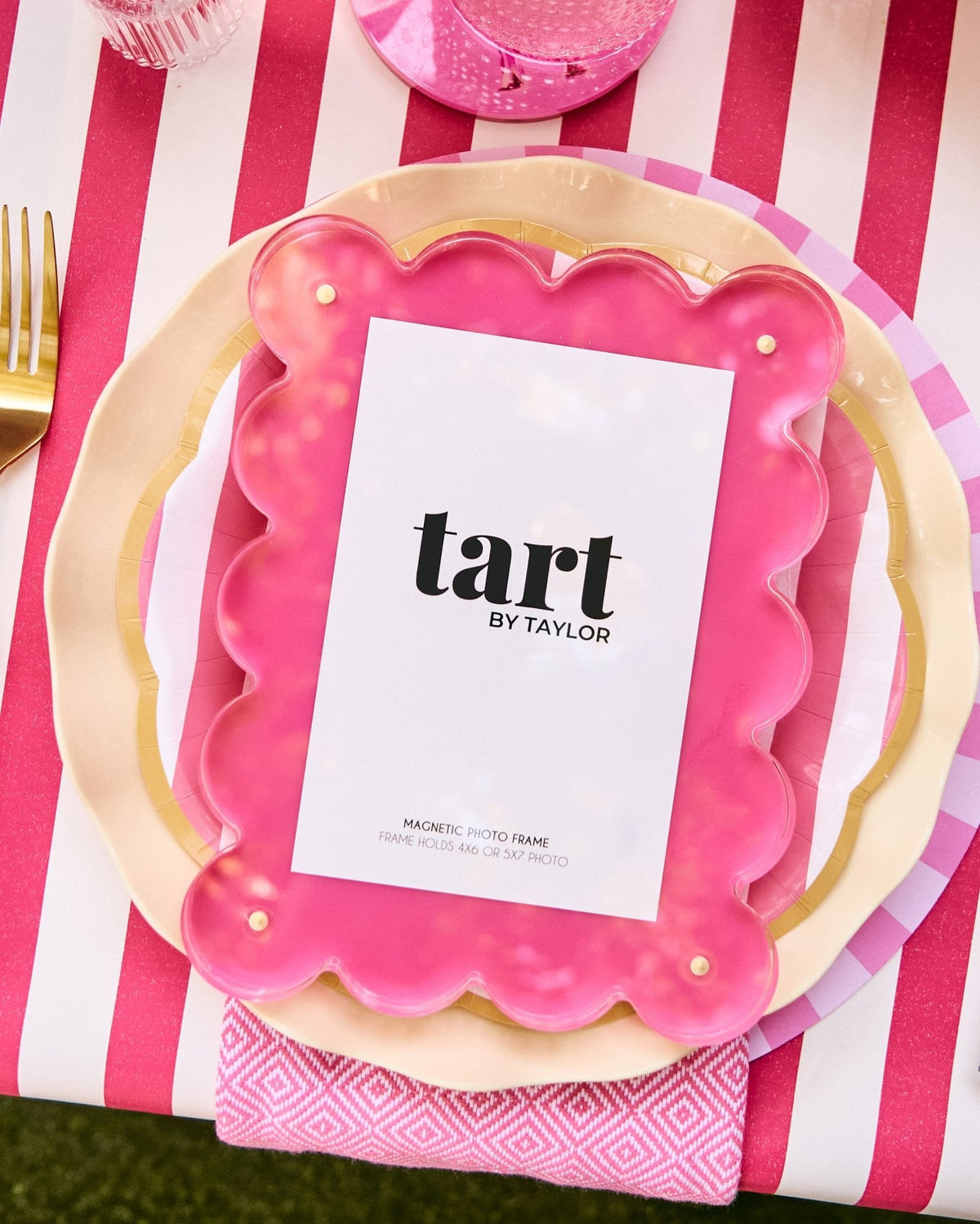 Bubblegum Acrylic Picture Frame - Tart By Taylor Wholesale - FRAME-BUBBLEGUM