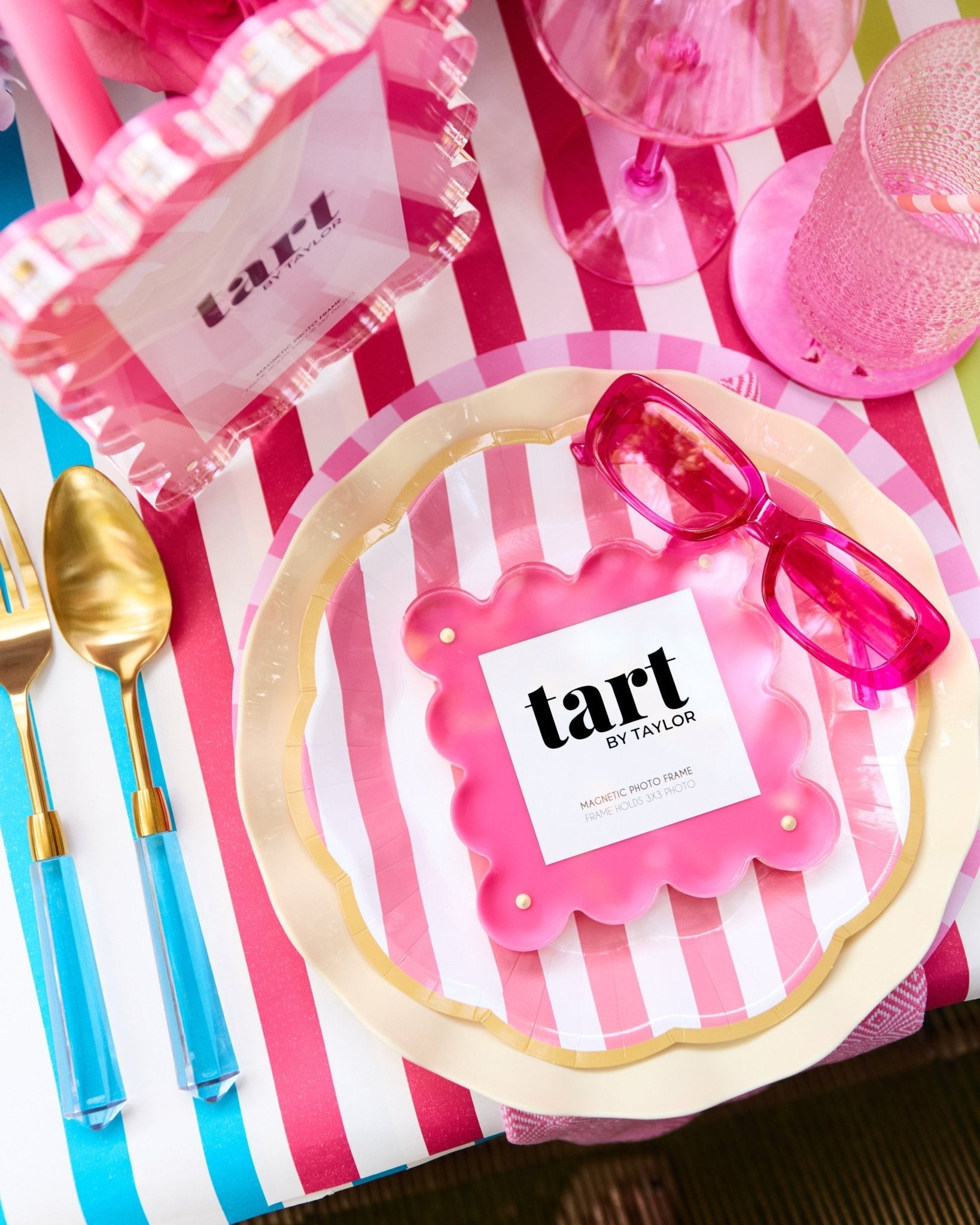 Bubblegum Mini Acrylic Picture Frame - Tart By Taylor Wholesale - MINIFRAME-BUBBLEGUM