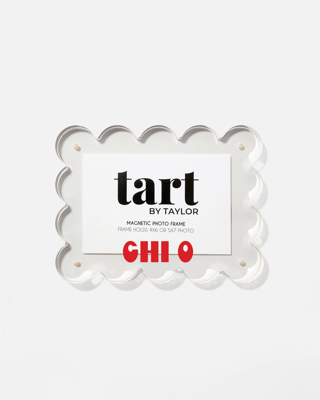 Chi Omega Acrylic Picture Frame - Tart By Taylor