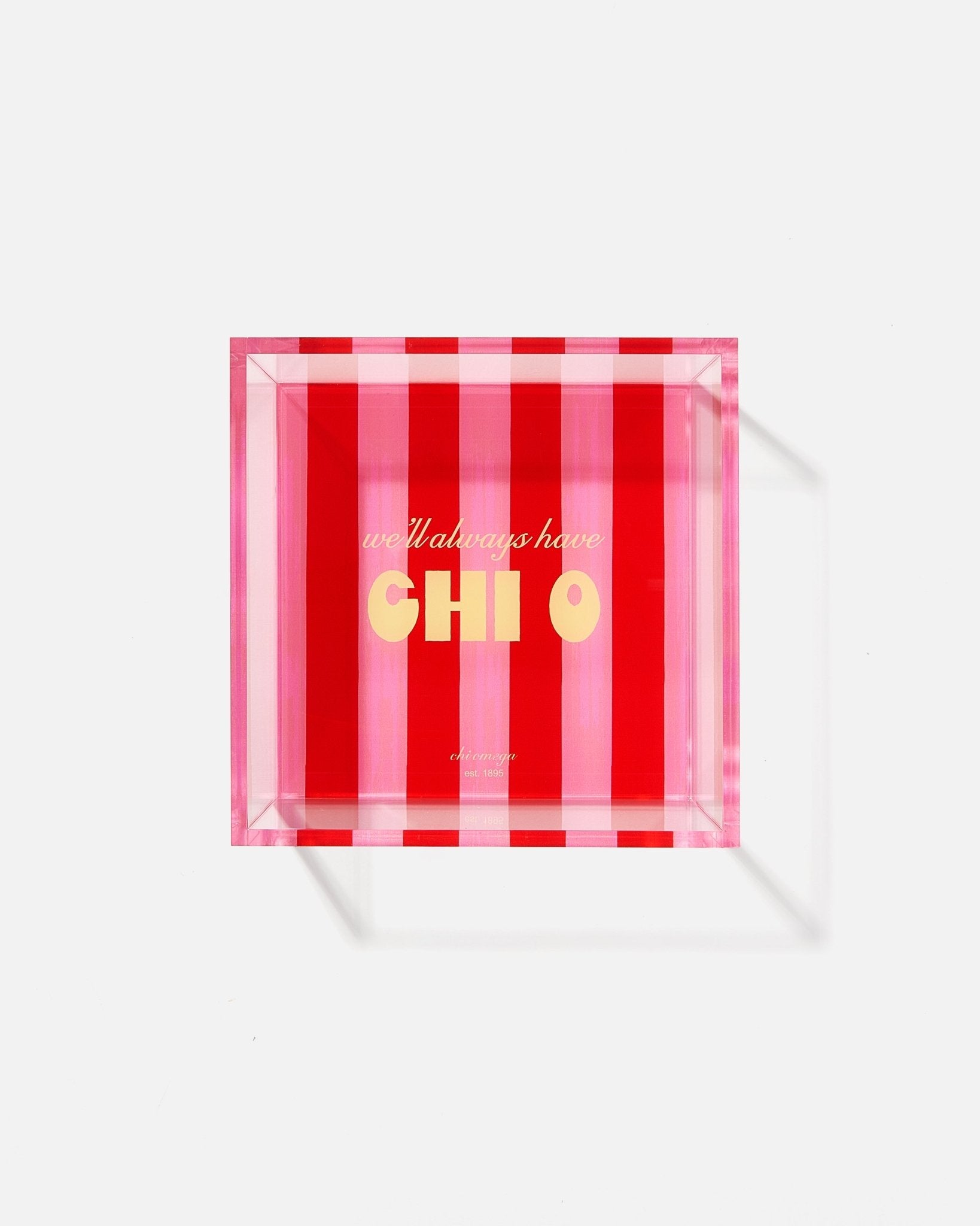 Chi Omega Trinket Tray - Tart By Taylor