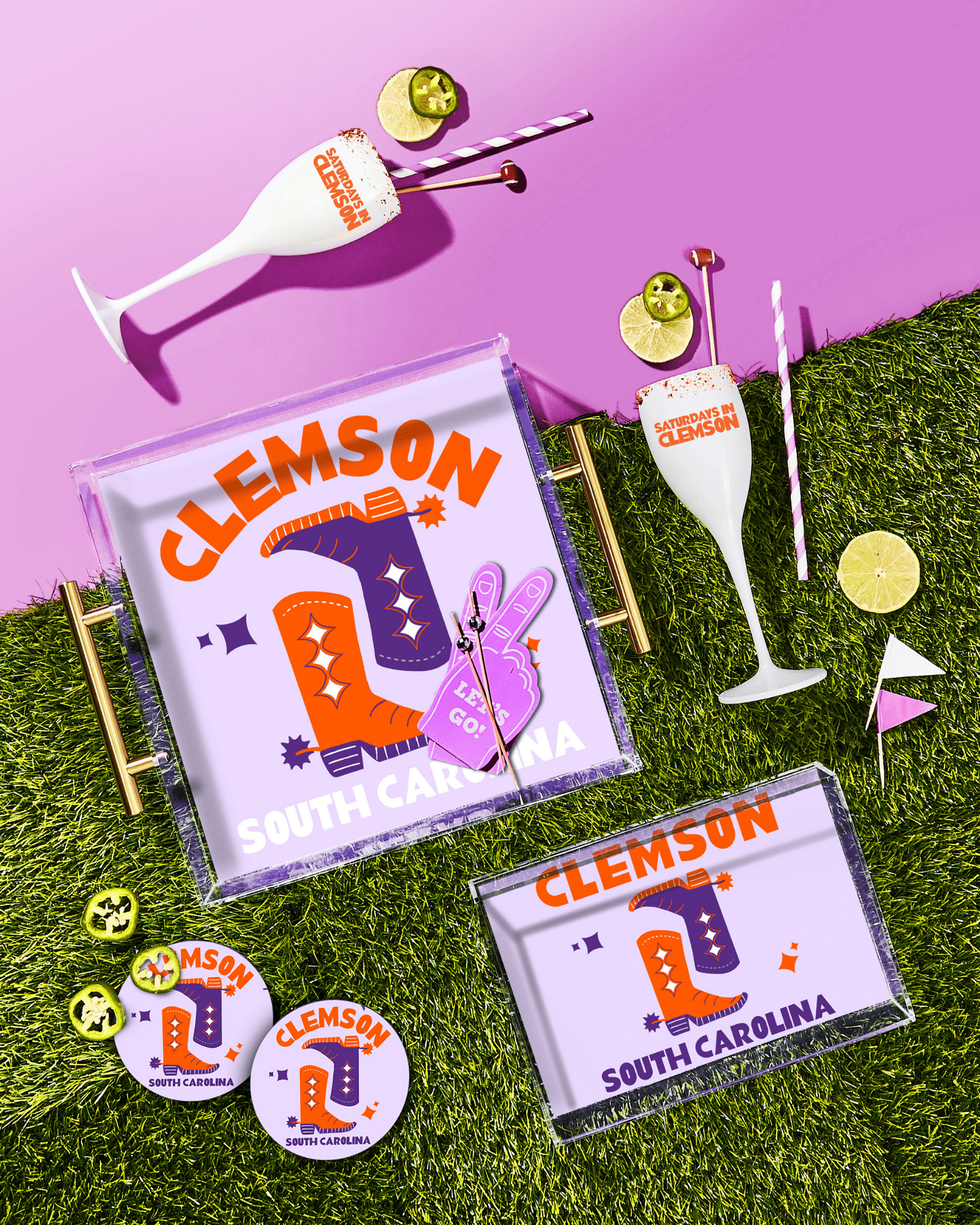 Clemson Coasters - Tart By Taylor