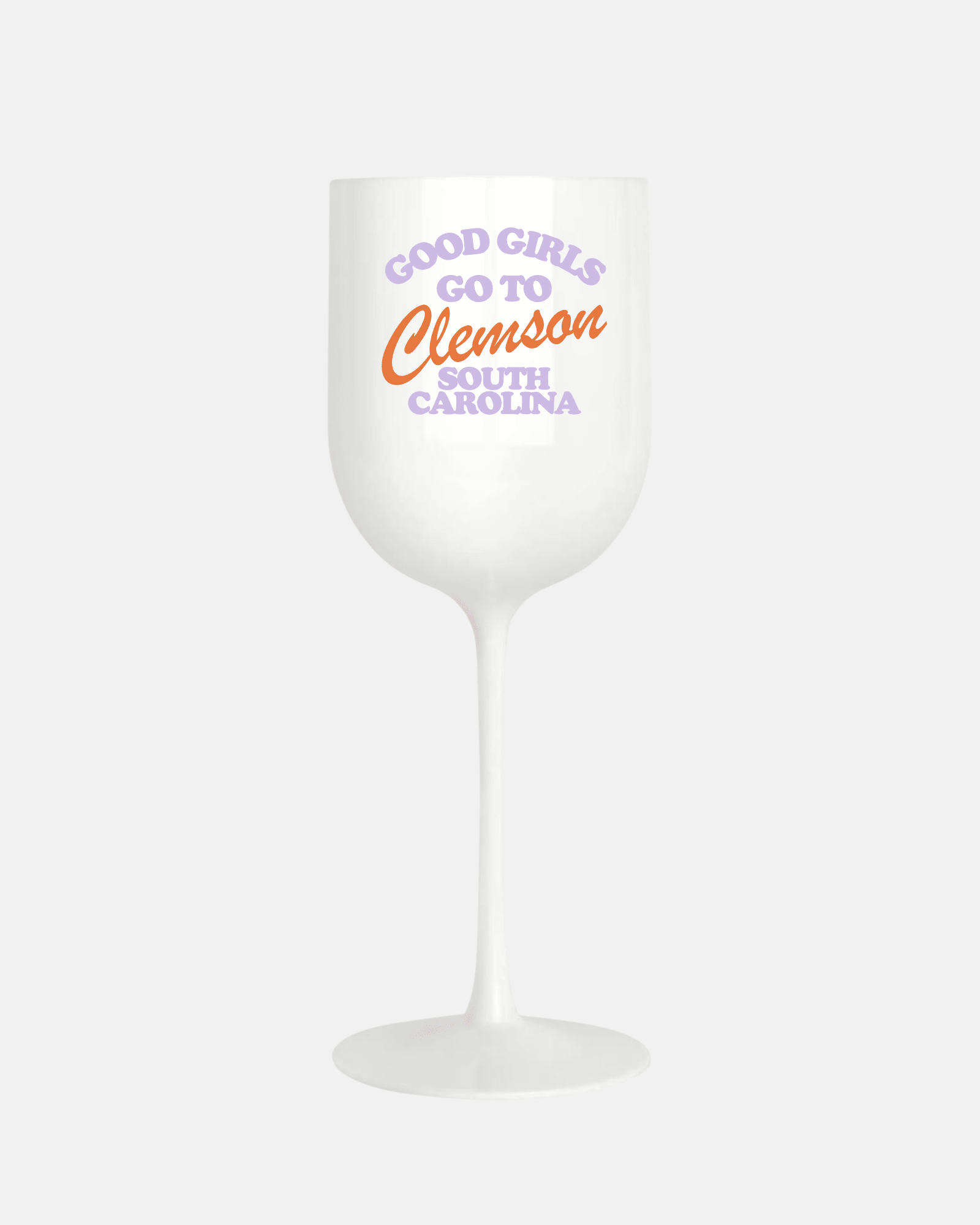 Clemson Wine Glass (Set of 2) - Tart By Taylor