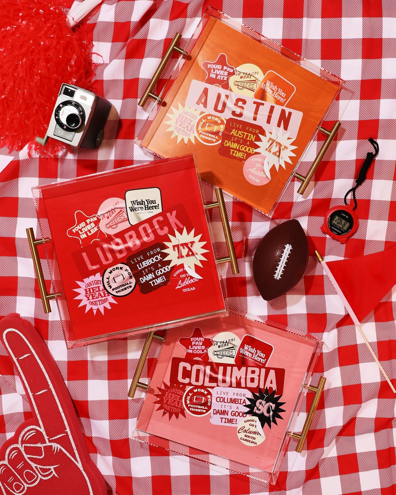 Columbia, SC Large Tray | Tailgate Collection - Tart By Taylor