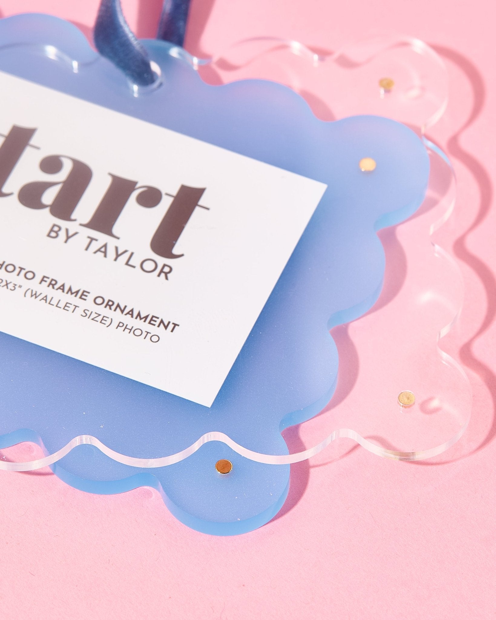 Denim Blue Frame Ornament - Tart By Taylor