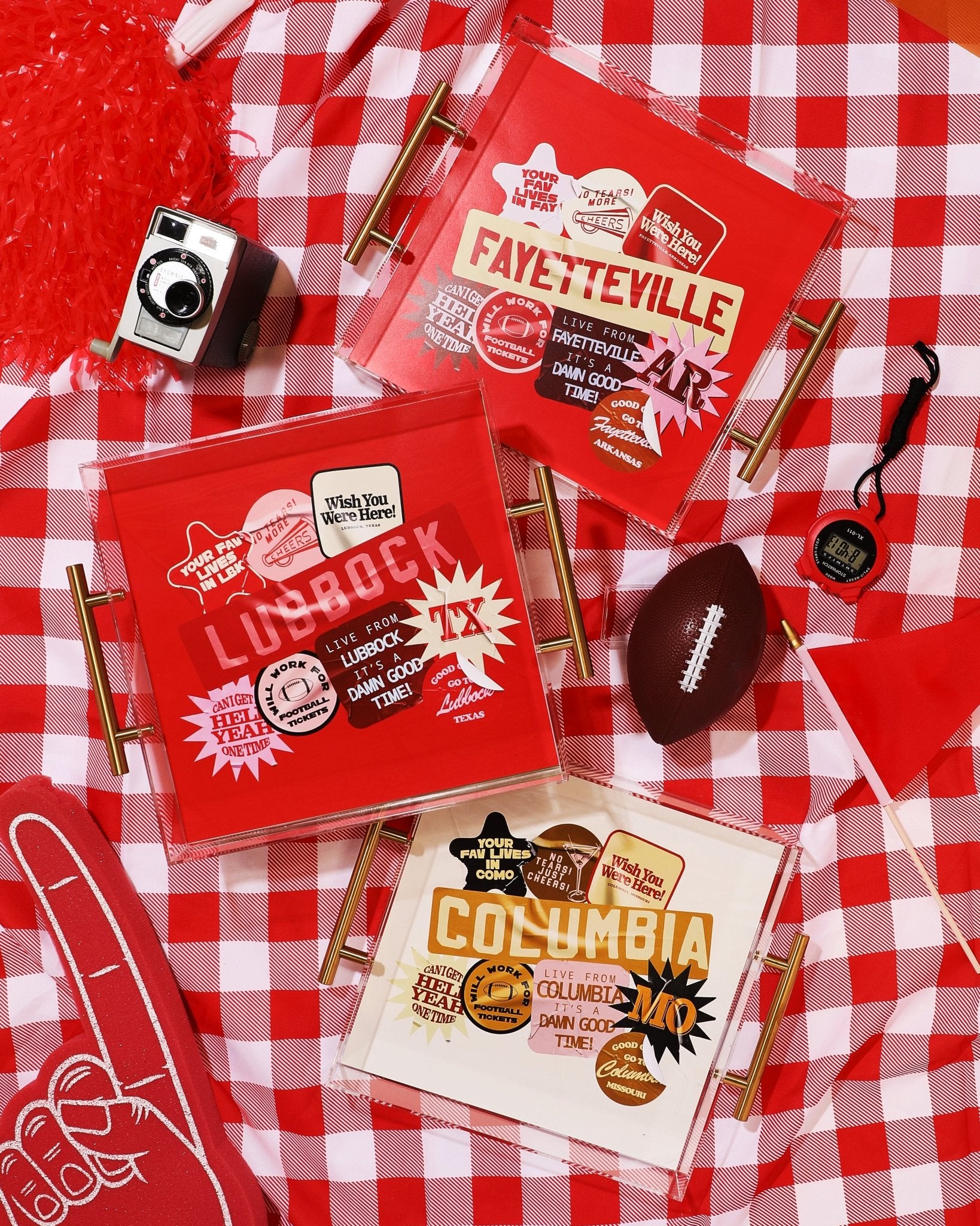 Fayetteville Large Tray | Tailgate Collection - Tart By Taylor