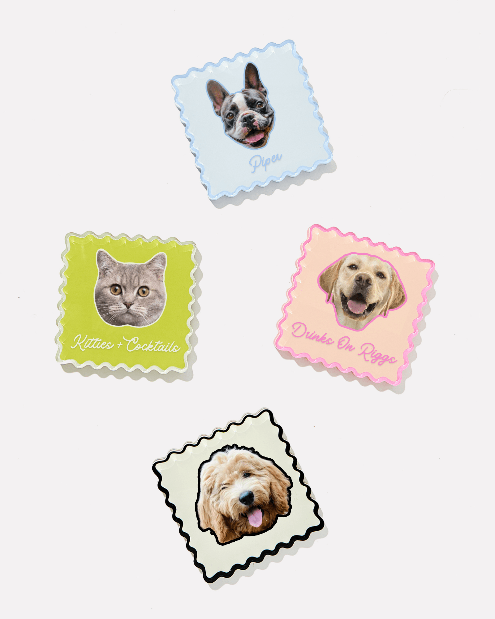 Fluffy Friends Custom Pet Coasters - Tart By Taylor