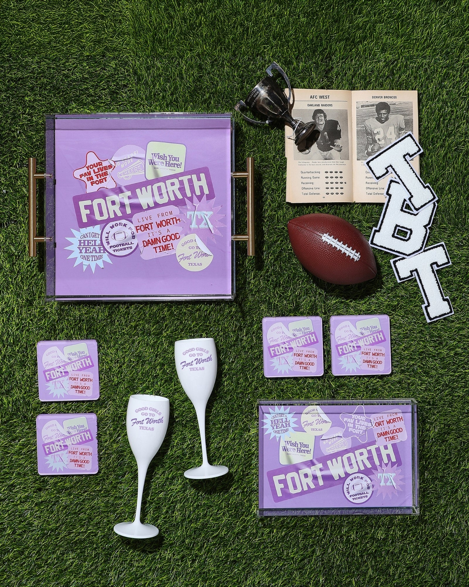 Fort Worth Large Tray | Tailgate Collection - Tart By Taylor