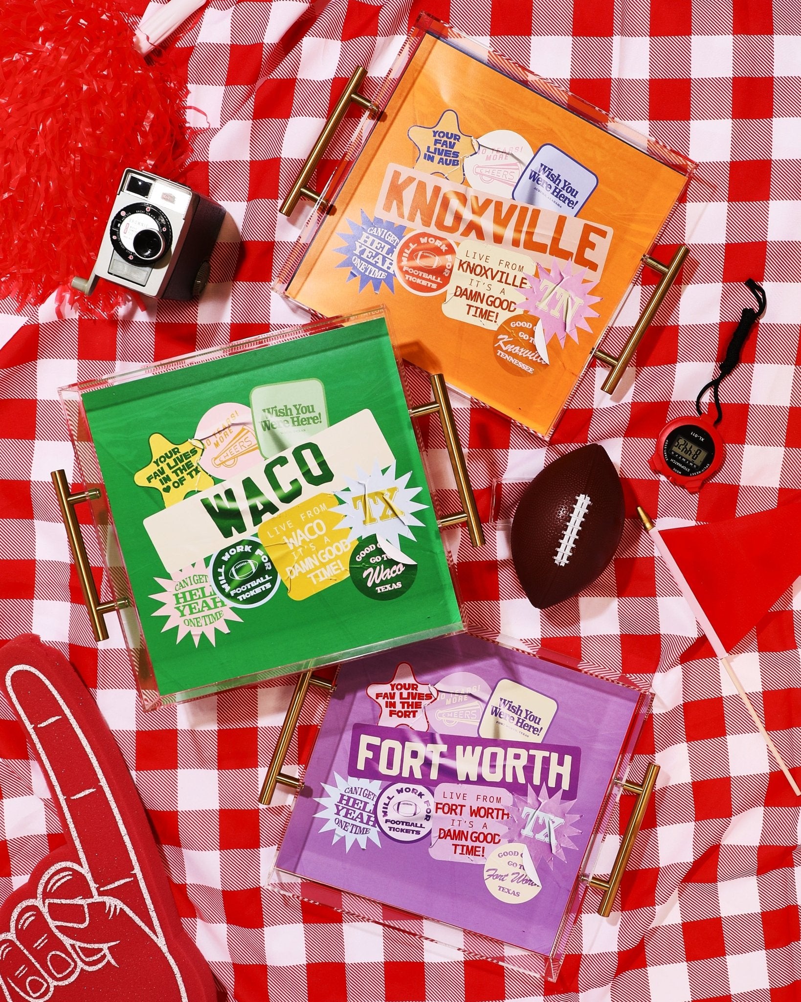 Fort Worth Large Tray | Tailgate Collection - Tart By Taylor