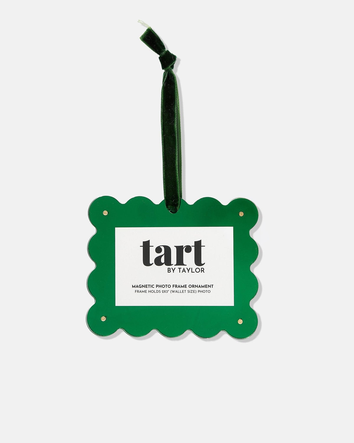 Green Chrome Frame Ornament - Tart By Taylor