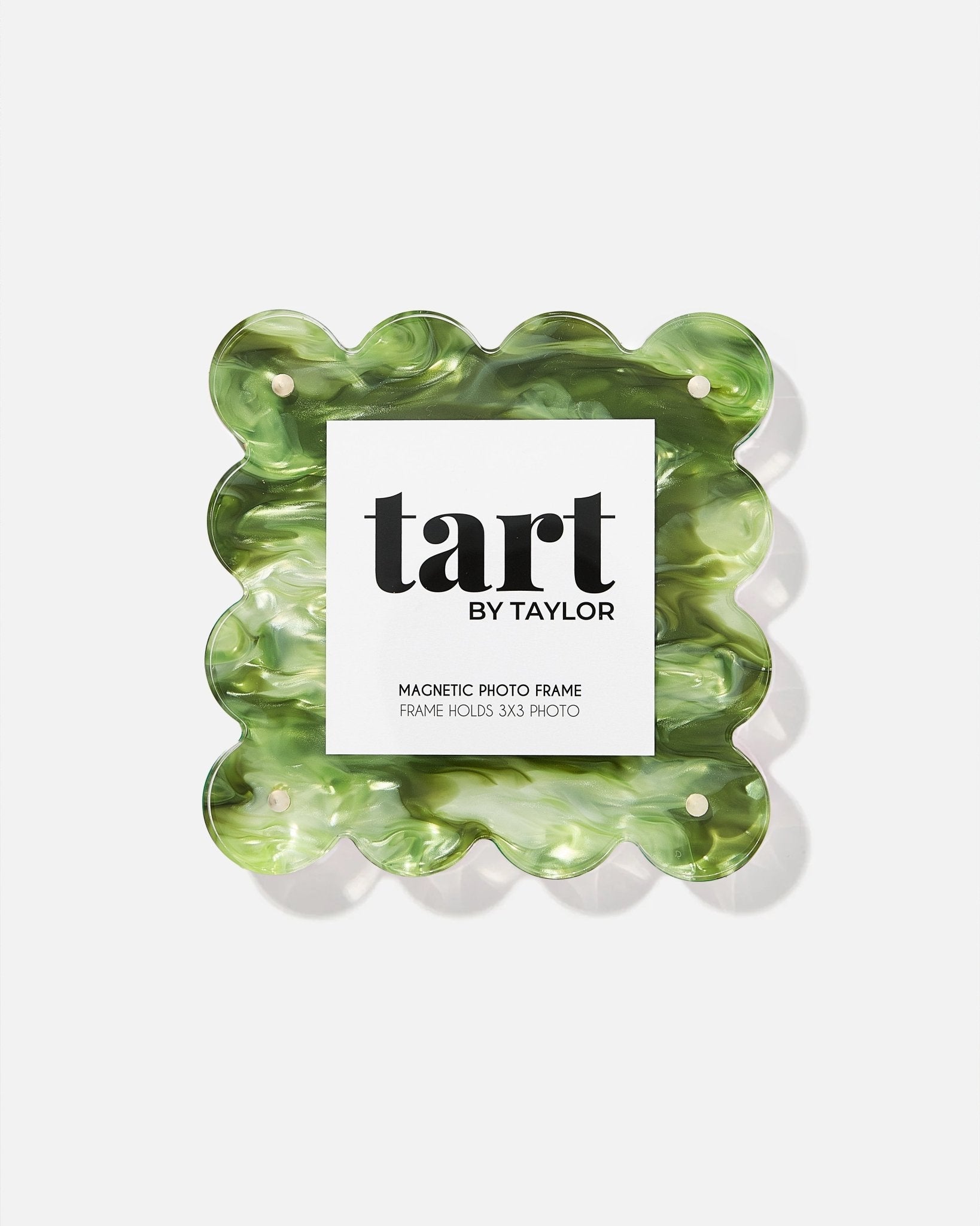 Green Marbled Mini Acrylic Picture Frame - Tart By Taylor - MINIFRAME-MARB-GREEN