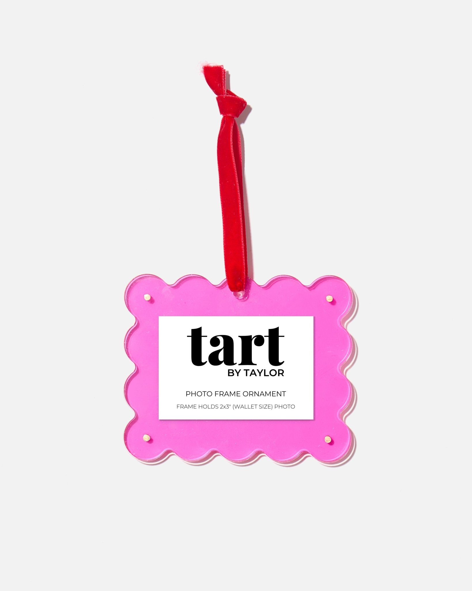 Hot Pink Frame Ornament - Tart By Taylor