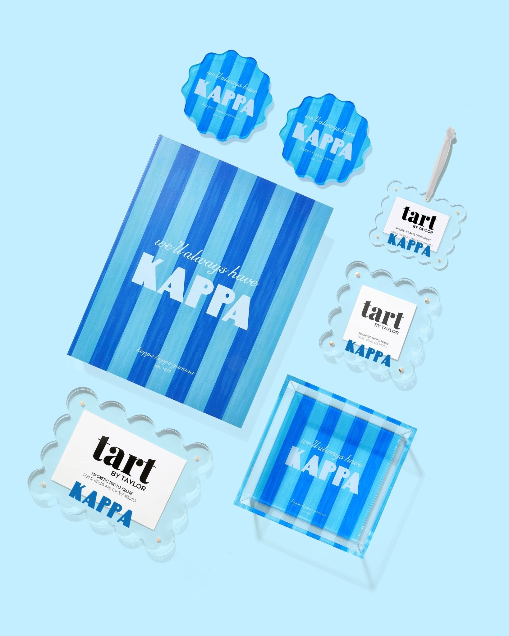 Kappa Kappa Gamma Frame Ornament - Tart By Taylor