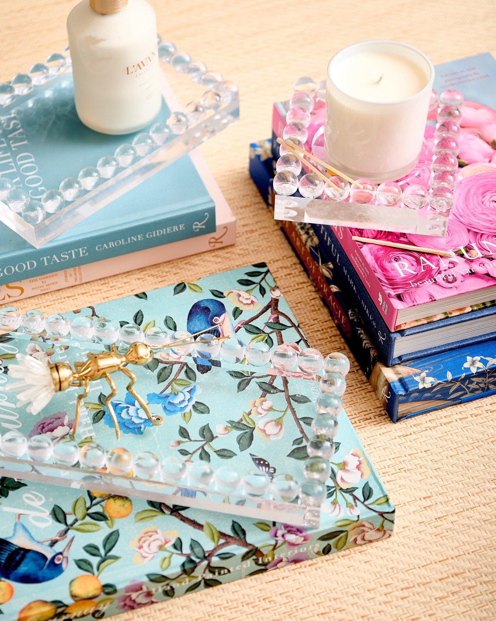 Large Bubble Lucite Tray - Tart By Taylor