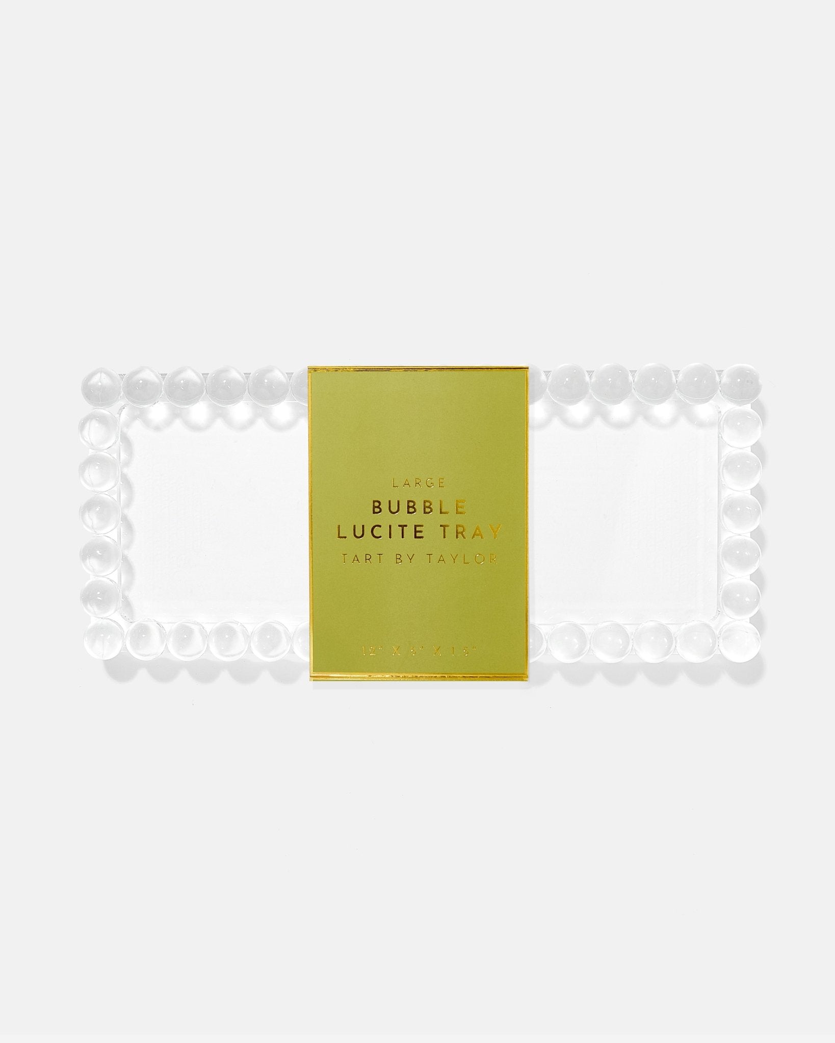 Large Bubble Lucite Tray - Tart By Taylor