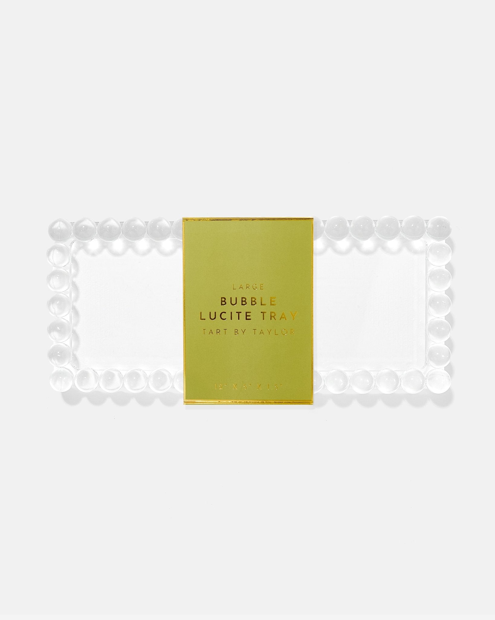 Large Bubble Lucite Tray - Tart By Taylor