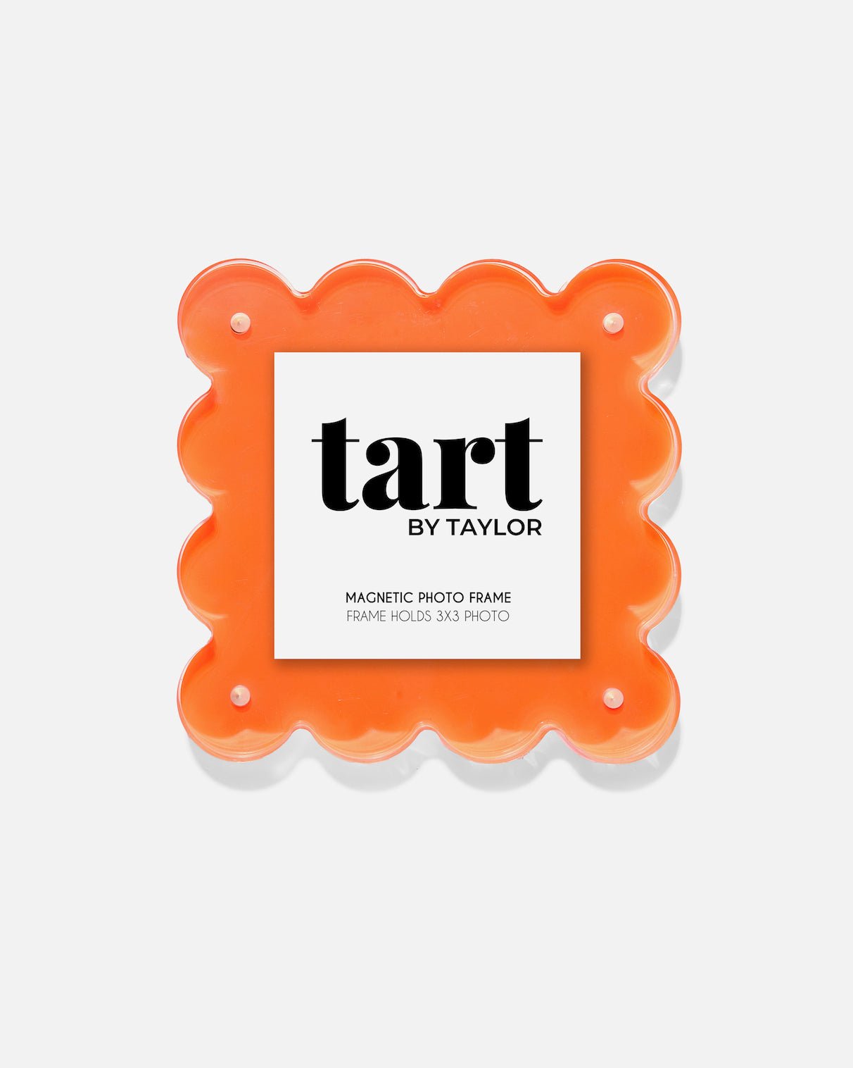 Neon Orange Mini Acrylic Picture Frame - Tart By Taylor