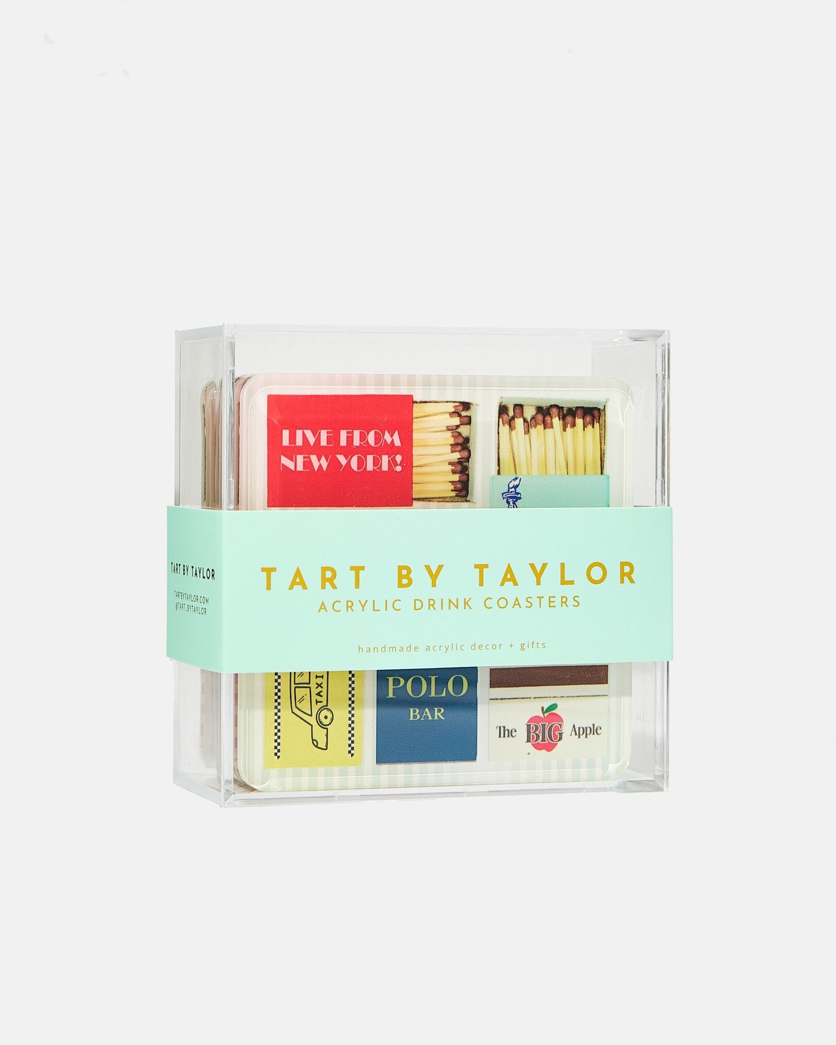 New York Matchbook Coasters - Tart By Taylor