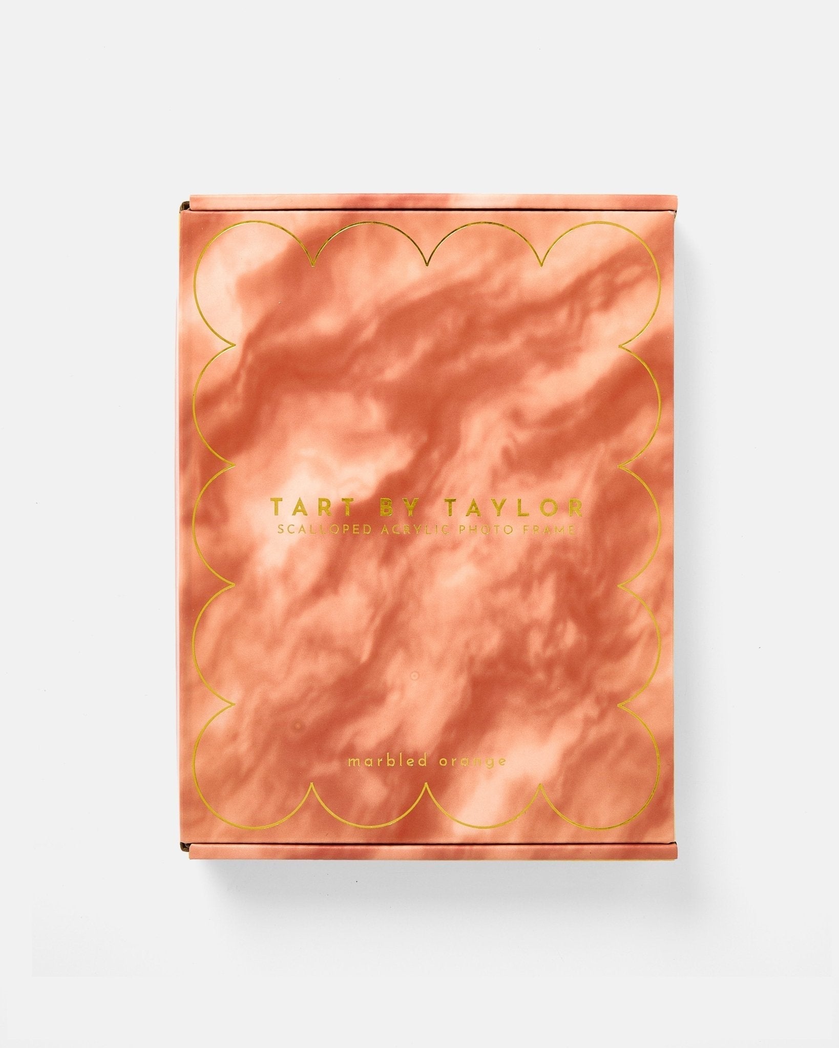 Orange Marbled Acrylic Picture Frame - Tart By Taylor