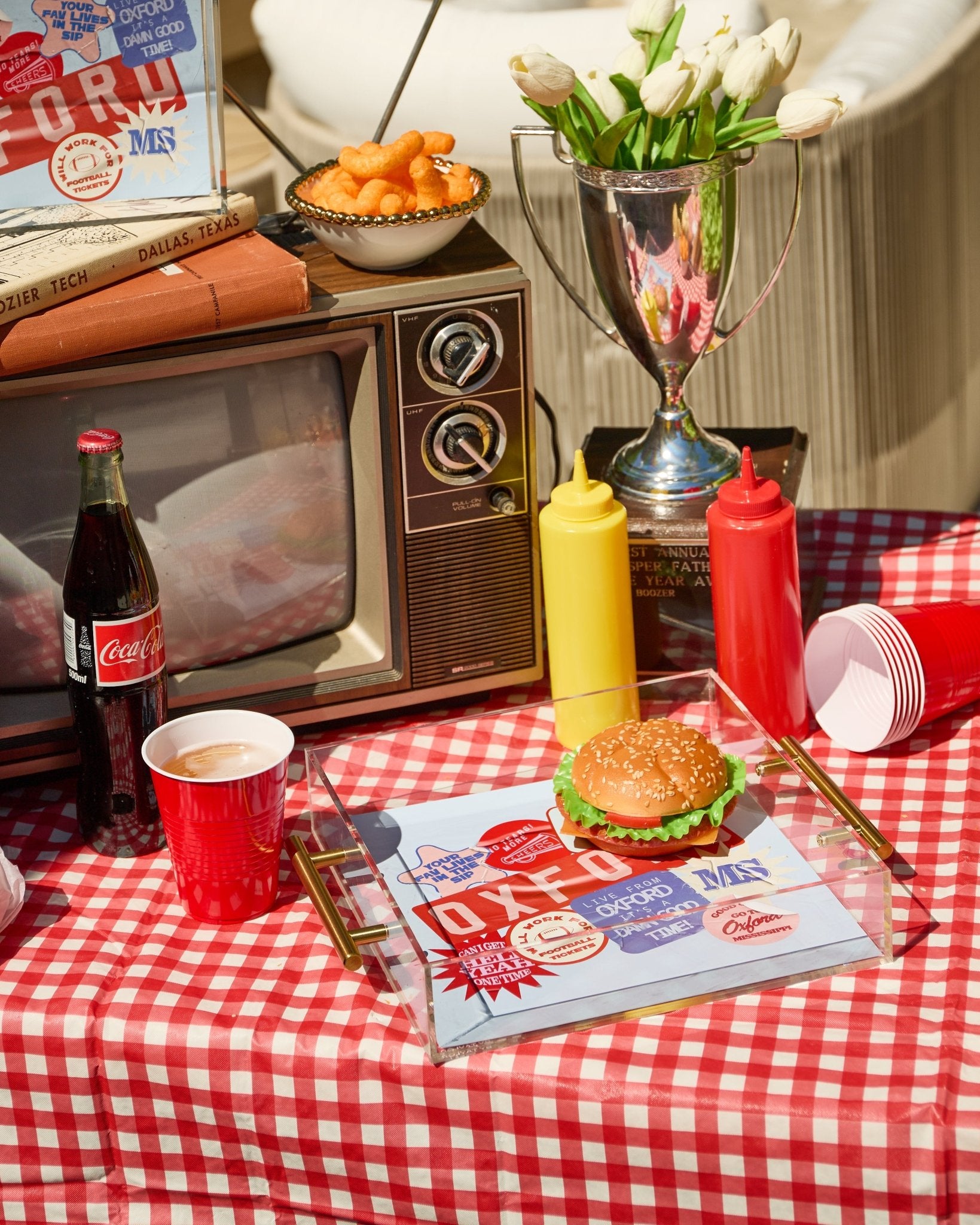 Oxford Large Tray | Tailgate Collection - Tart By Taylor