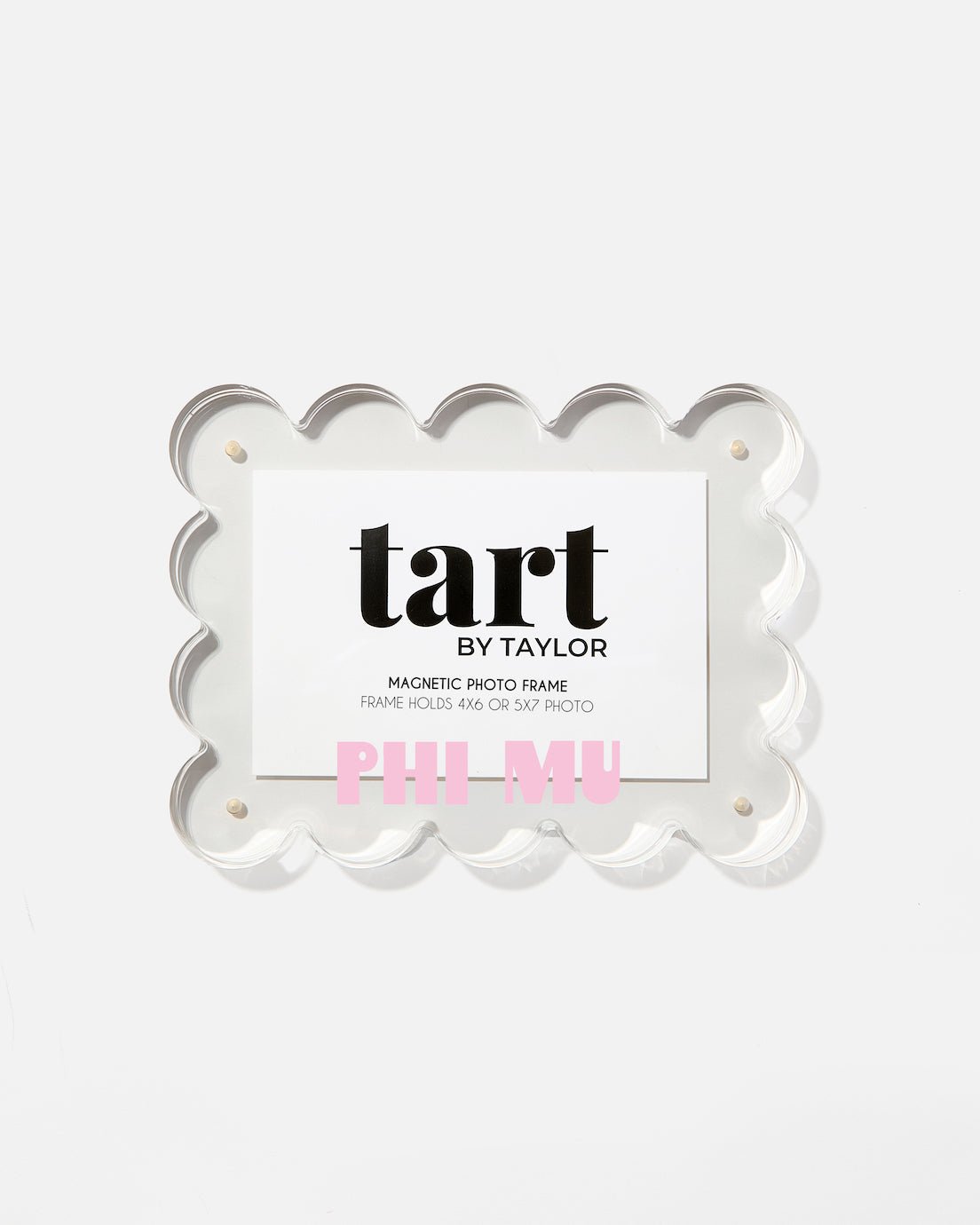 Phi Mu Acrylic Picture Frame - Tart By Taylor