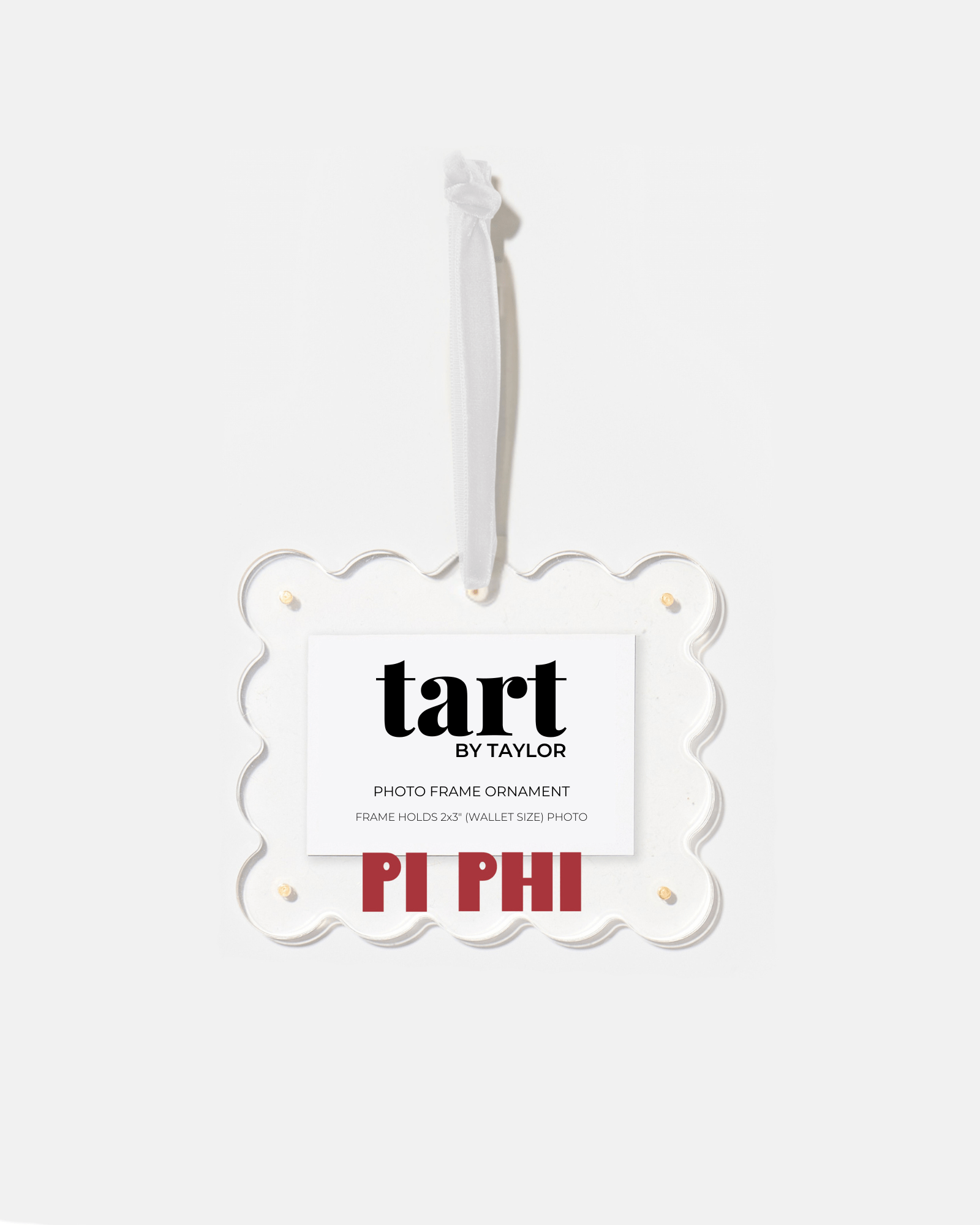 Pi Beta Phi Frame Ornament - Tart By Taylor