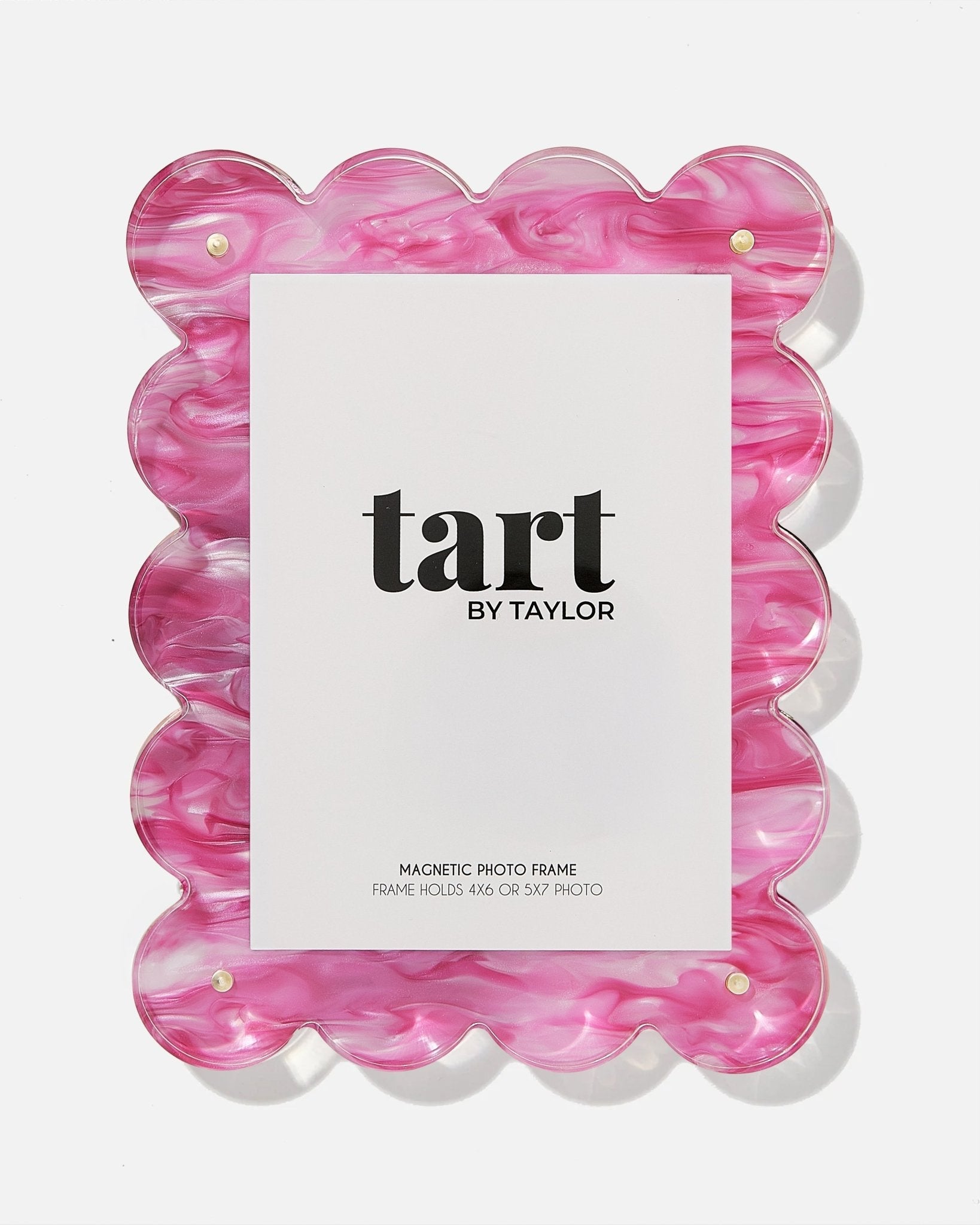 Pink Marbled Acrylic Picture Frame - Tart By Taylor