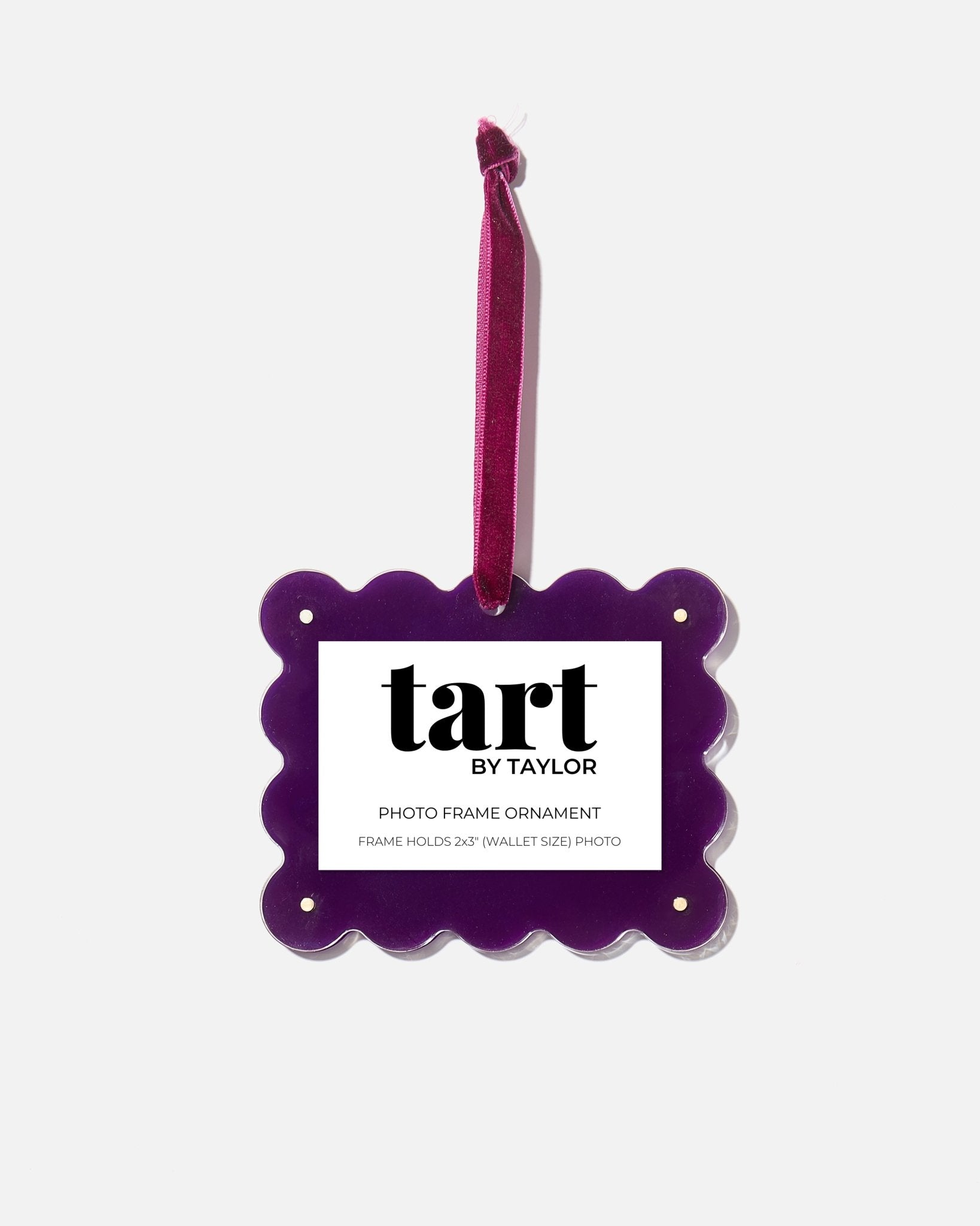 Plum Frame Ornament - Tart By Taylor