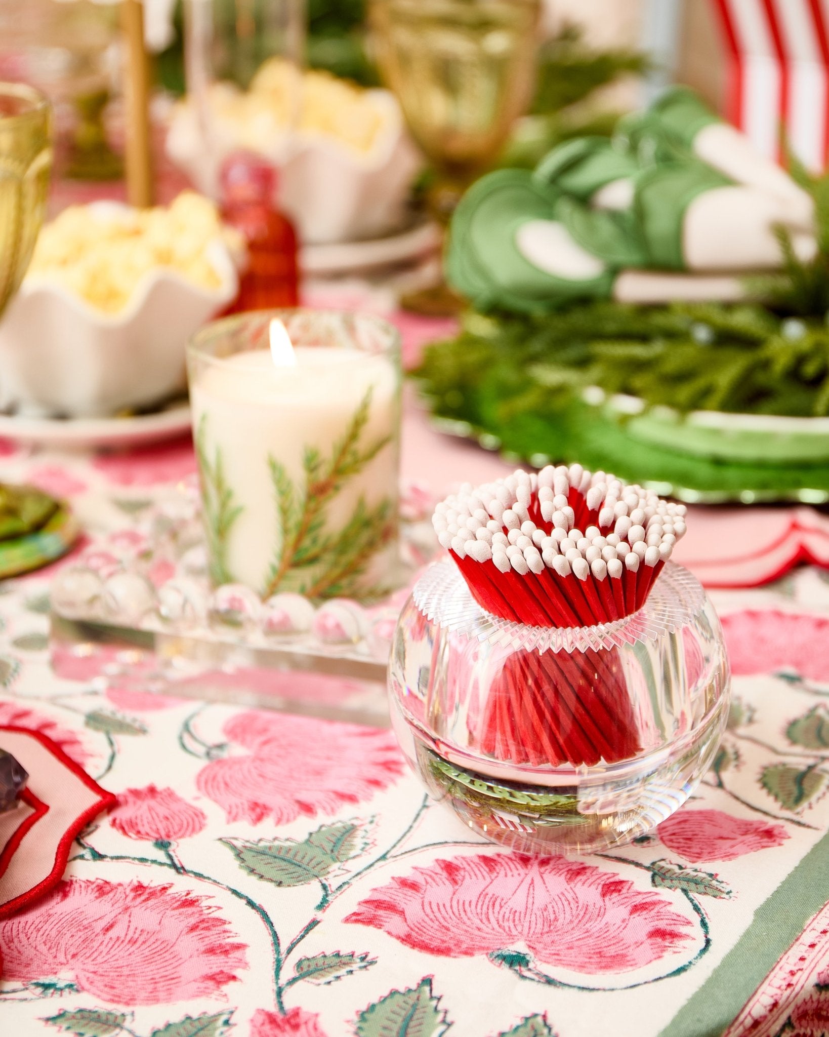 Round Match Striker | Candy Cane Matches - Tart By Taylor