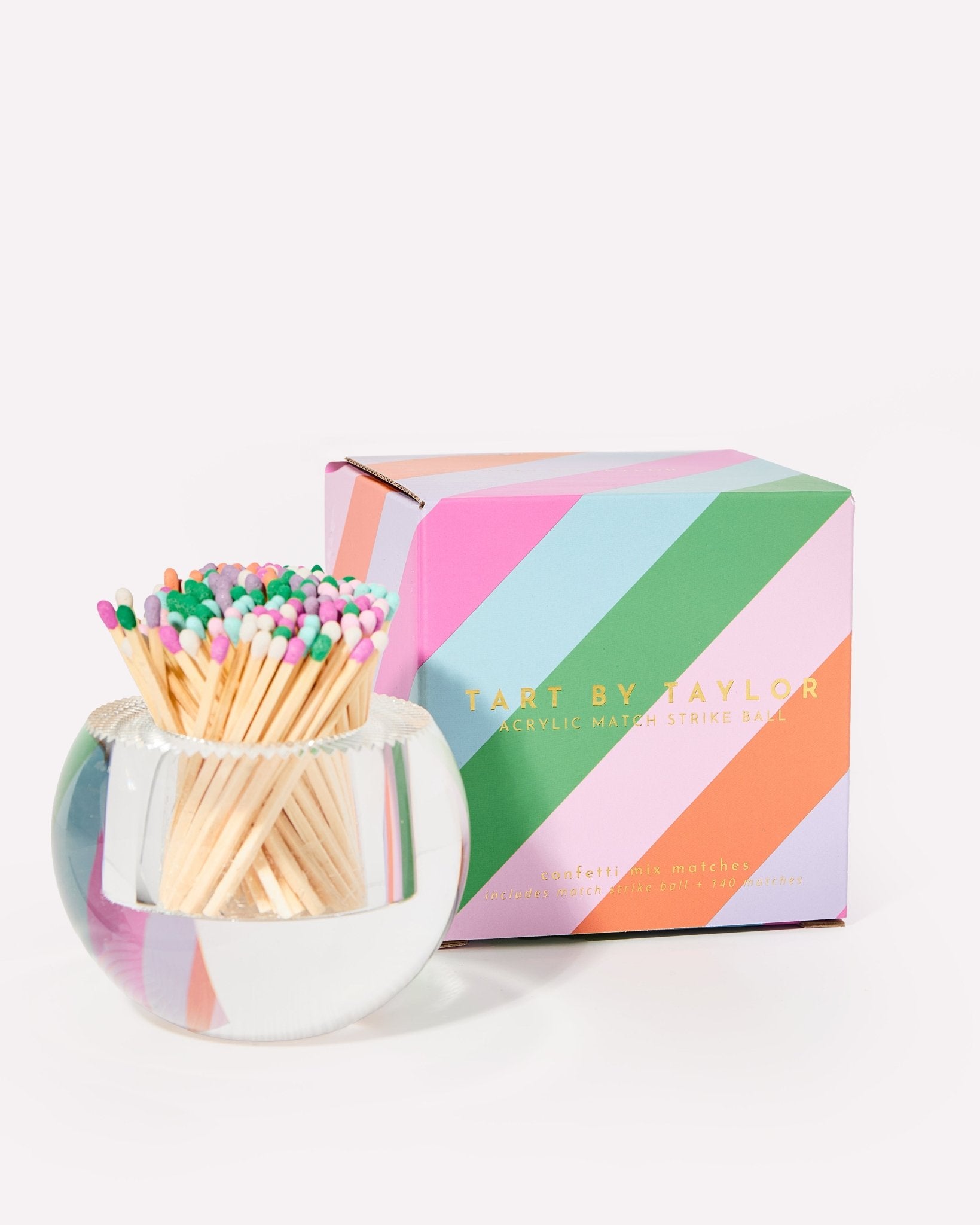 Round Match Striker | Confetti Matches - Tart By Taylor
