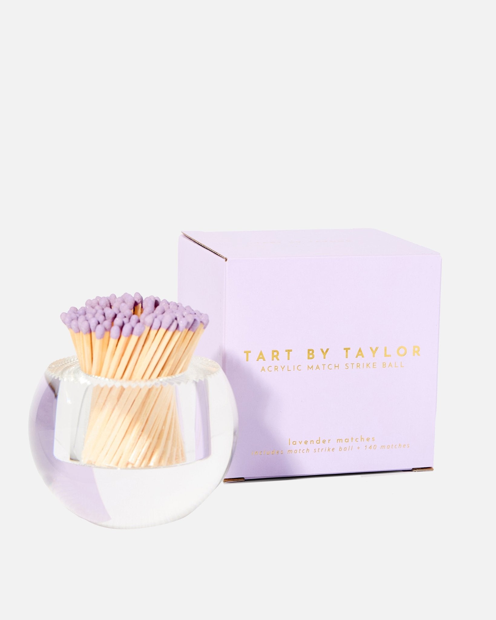 Round Match Striker | Lavender Matches - Tart By Taylor