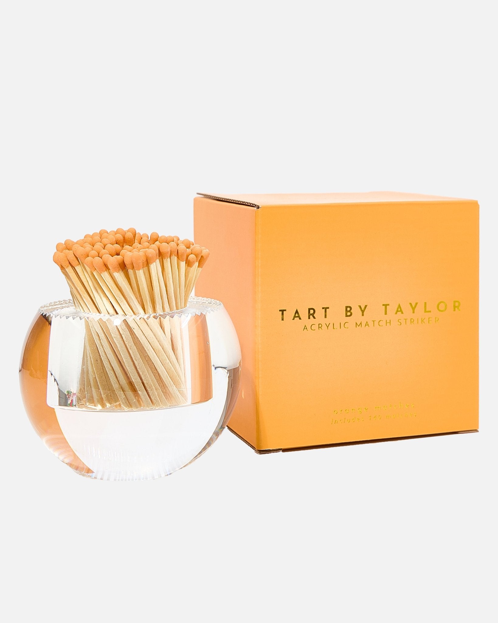Round Match Striker | Orange Matches - Tart By Taylor
