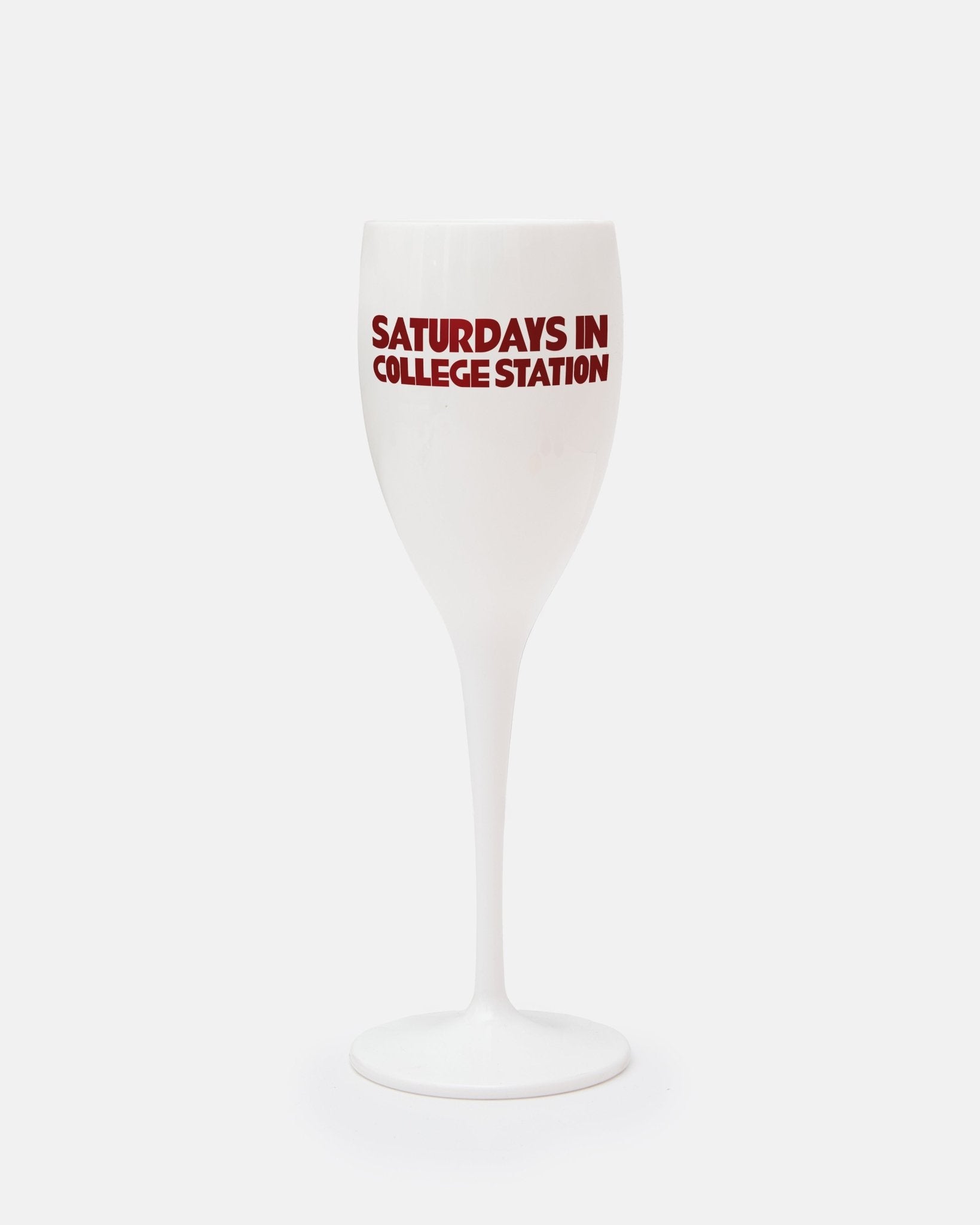 Saturdays In College Station Flutes (Set of 2) - Tart By Taylor