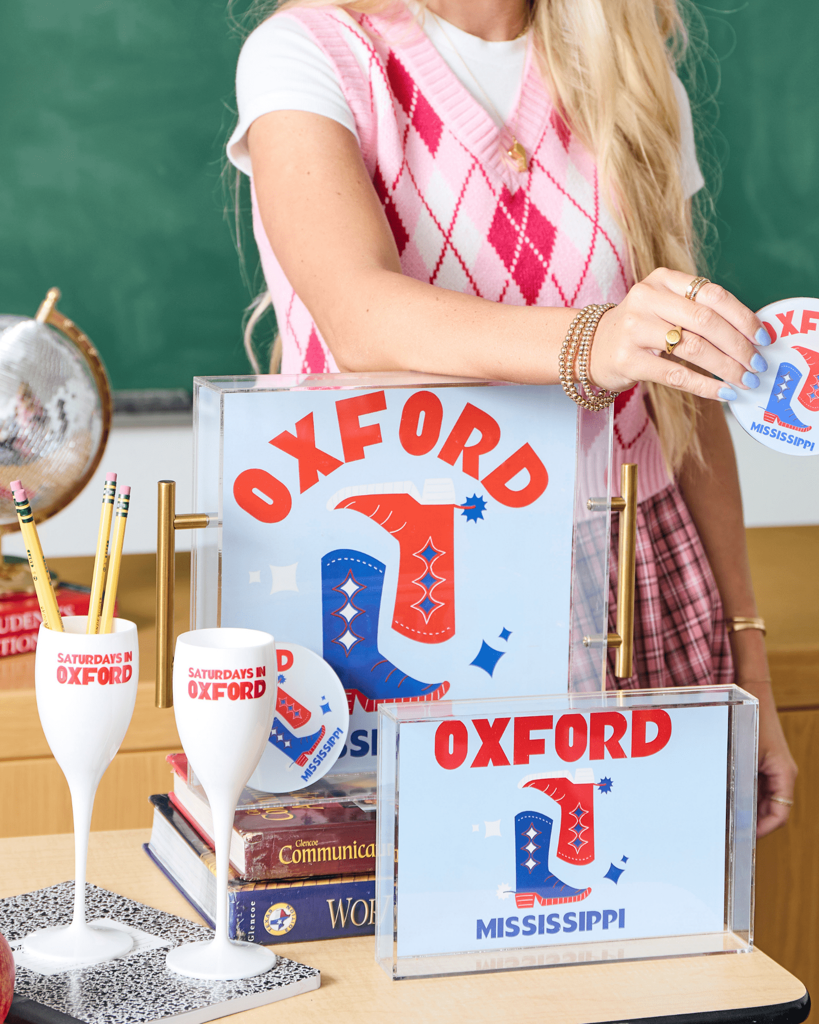 Saturdays In Oxford Flutes (Set of 2) - Tart By Taylor