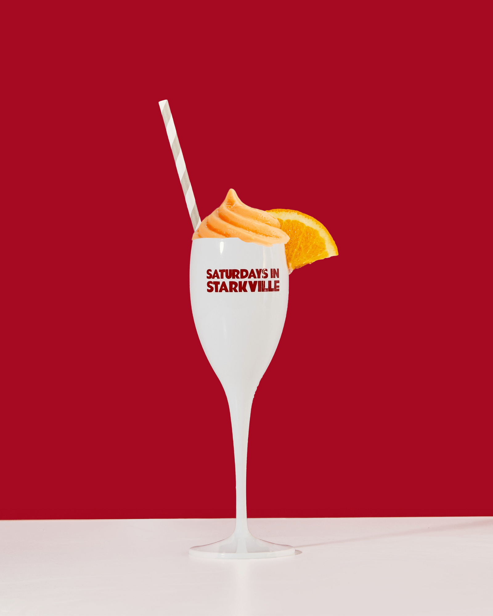 Saturdays In Starkville Flutes (Set of 2) - Tart By Taylor