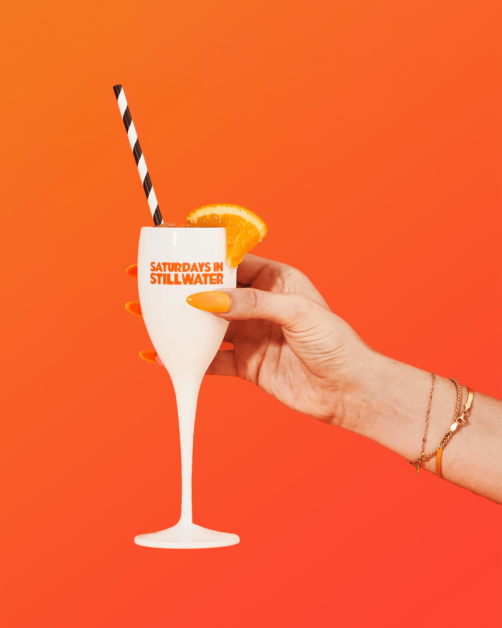 Saturdays In Stillwater Flutes (Set of 2) - Tart By Taylor