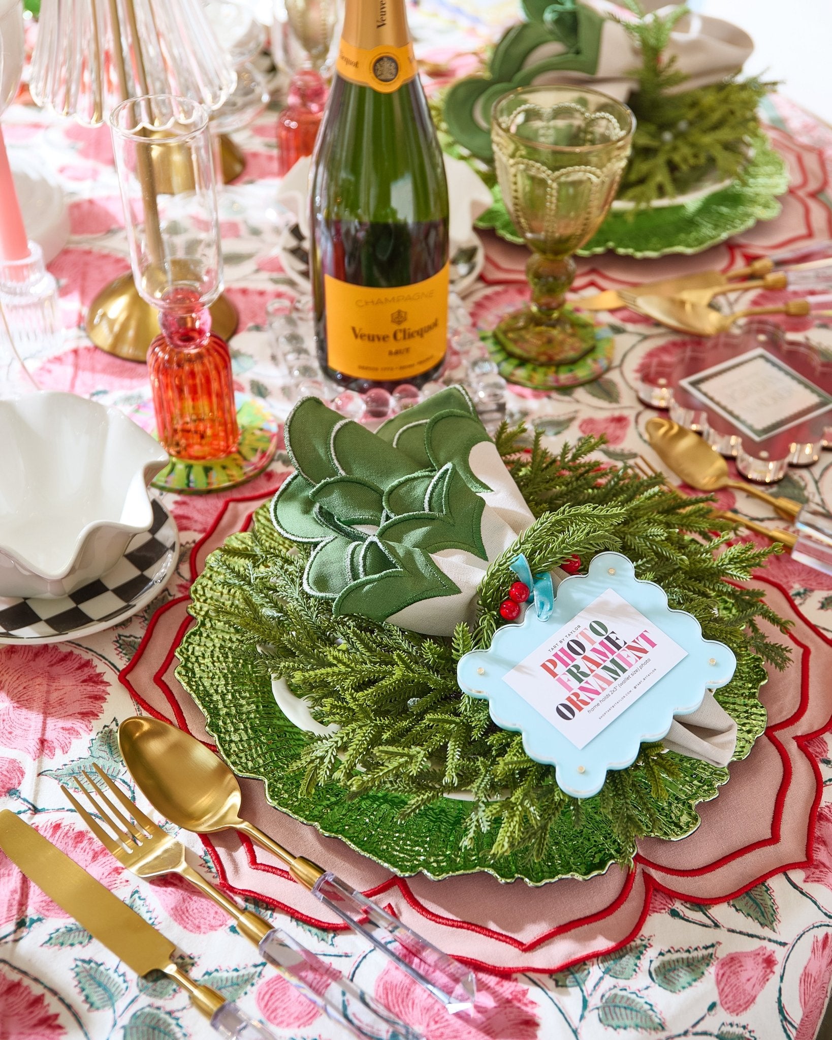 Seafoam Frame Ornament - Tart By Taylor