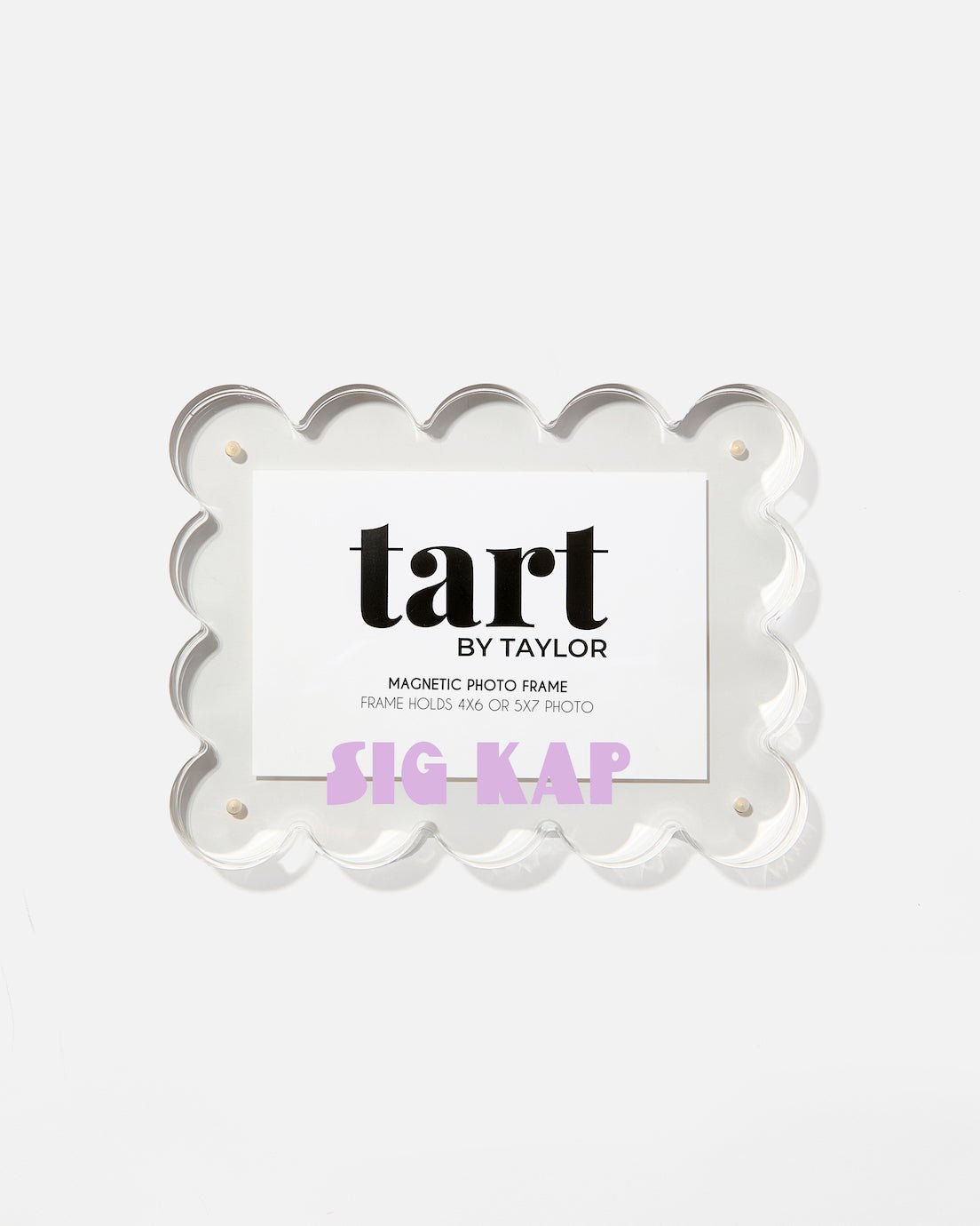 Sigma Kappa Acrylic Picture Frame - Tart By Taylor
