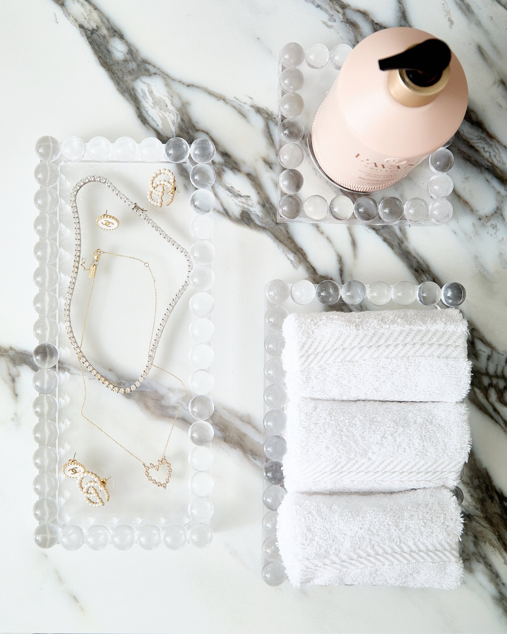 Small Bubble Lucite Tray - Tart By Taylor